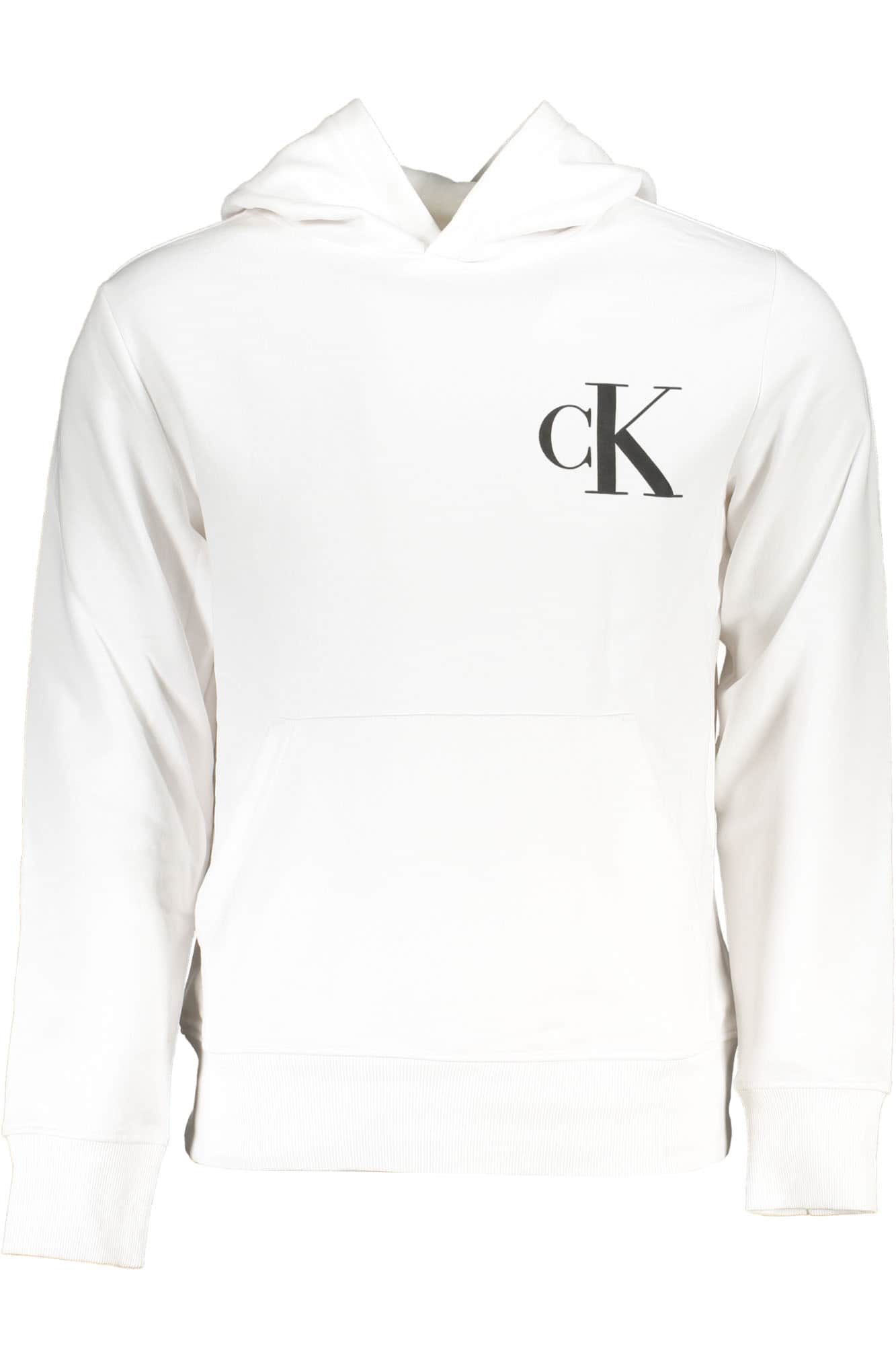CALVIN KLEIN HERREN WEISS OHNE REISSVERSCHLUSS SWEATSHIRT