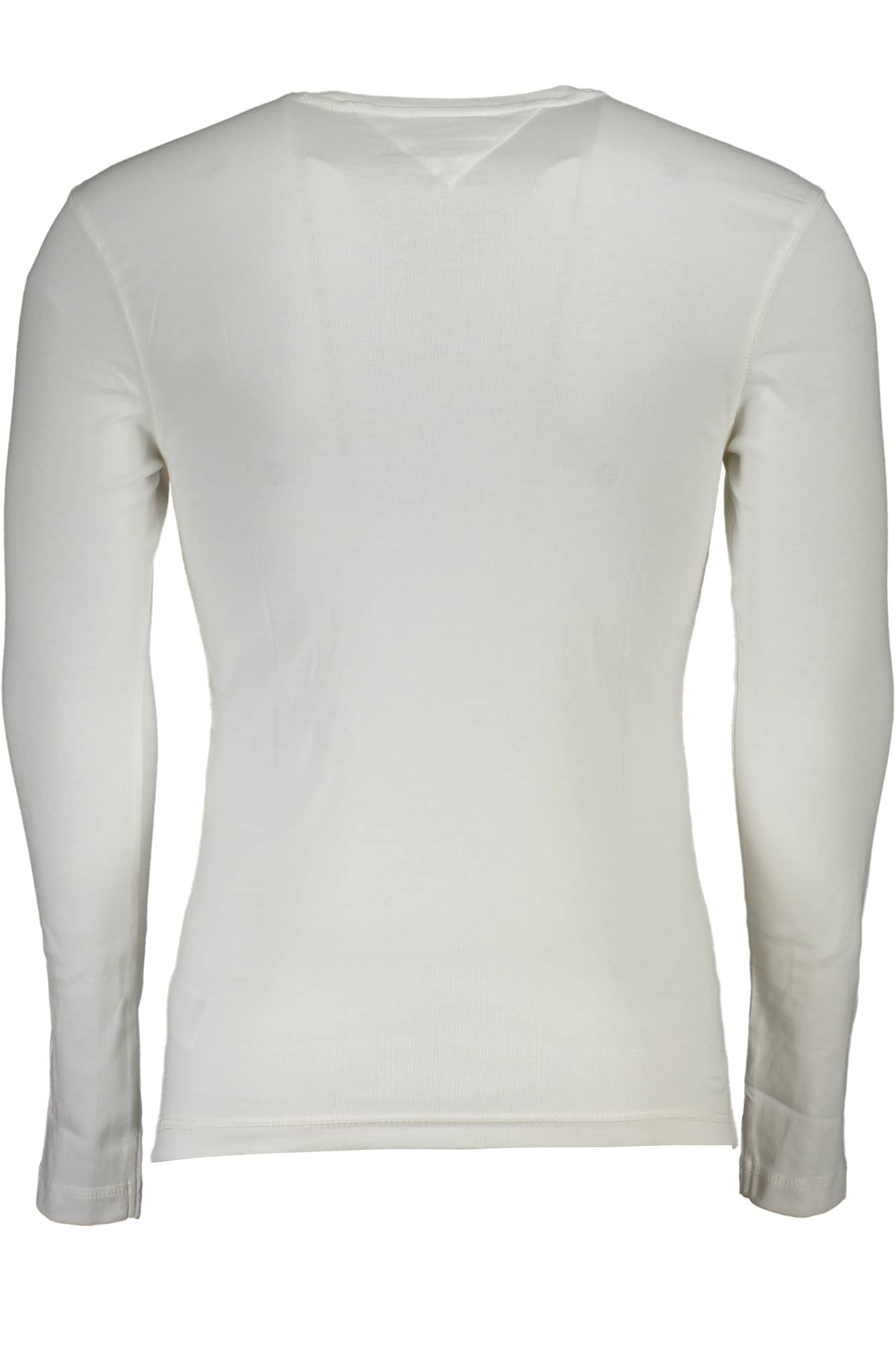 TOMMY HILFIGER HERREN LANGARM T-SHIRT WEISS