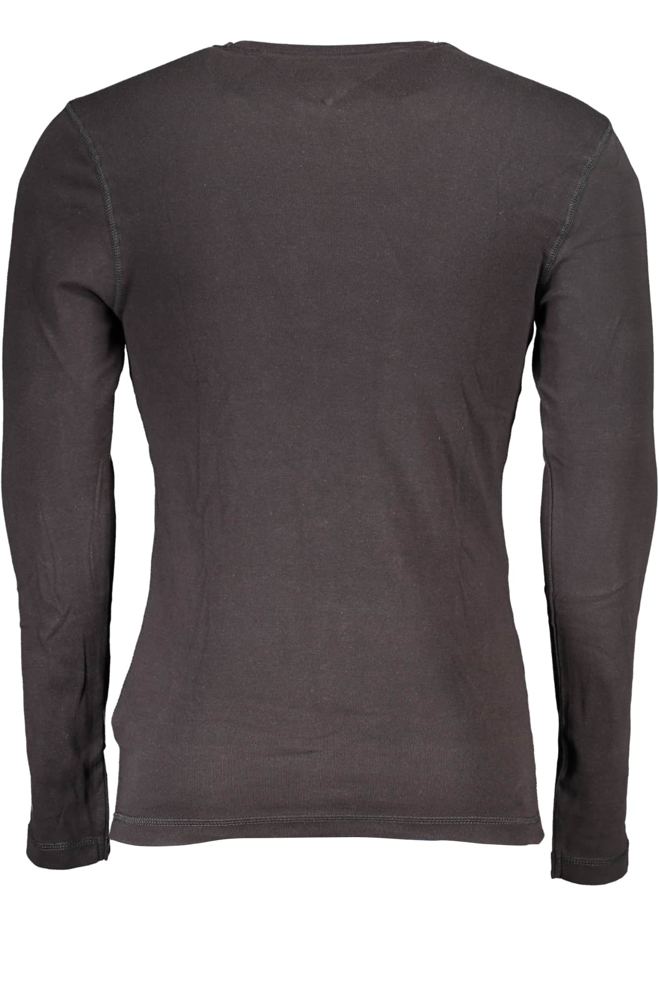 TOMMY HILFIGER HERREN LANGARM T-SHIRT SCHWARZ