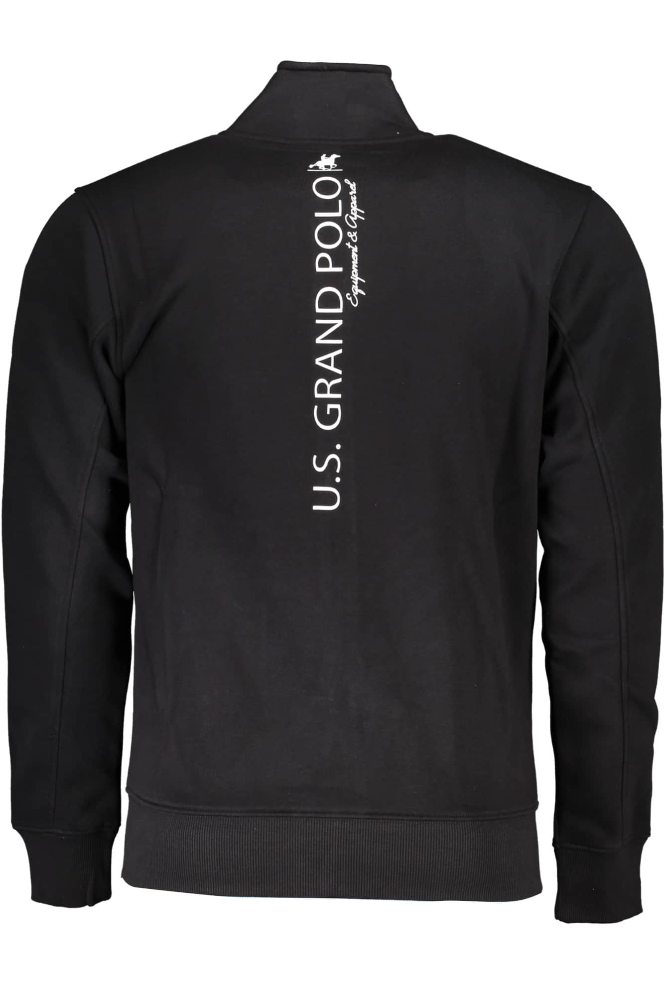 US GRAND HERREN SCHWARZ MIT REISSVERSCHLUSS SWEATSHIRT
