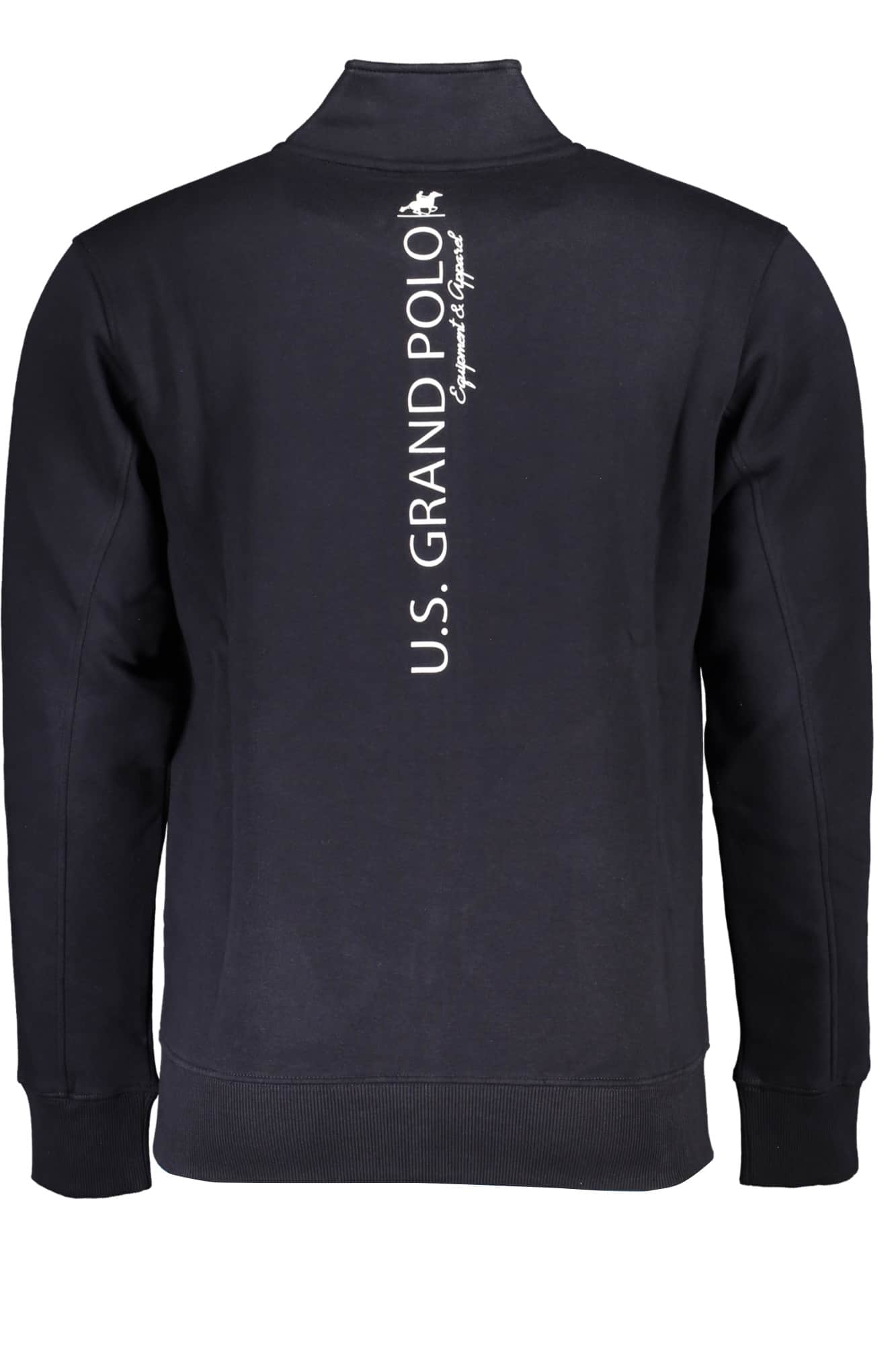 US GRAND HERREN SCHWARZ MIT REISSVERSCHLUSS SWEATSHIRT