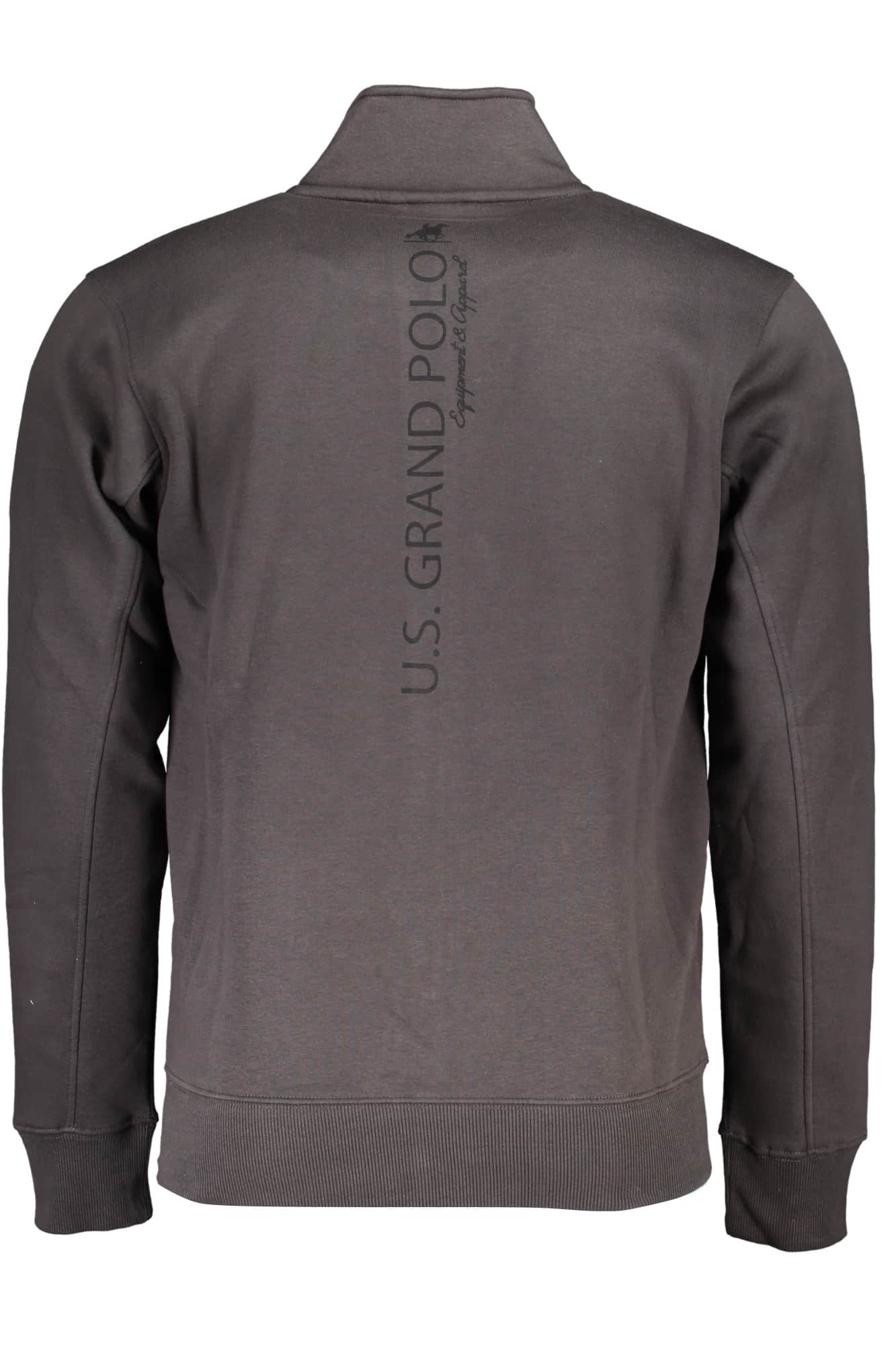 US GRAND HERREN SCHWARZ MIT REISSVERSCHLUSS SWEATSHIRT