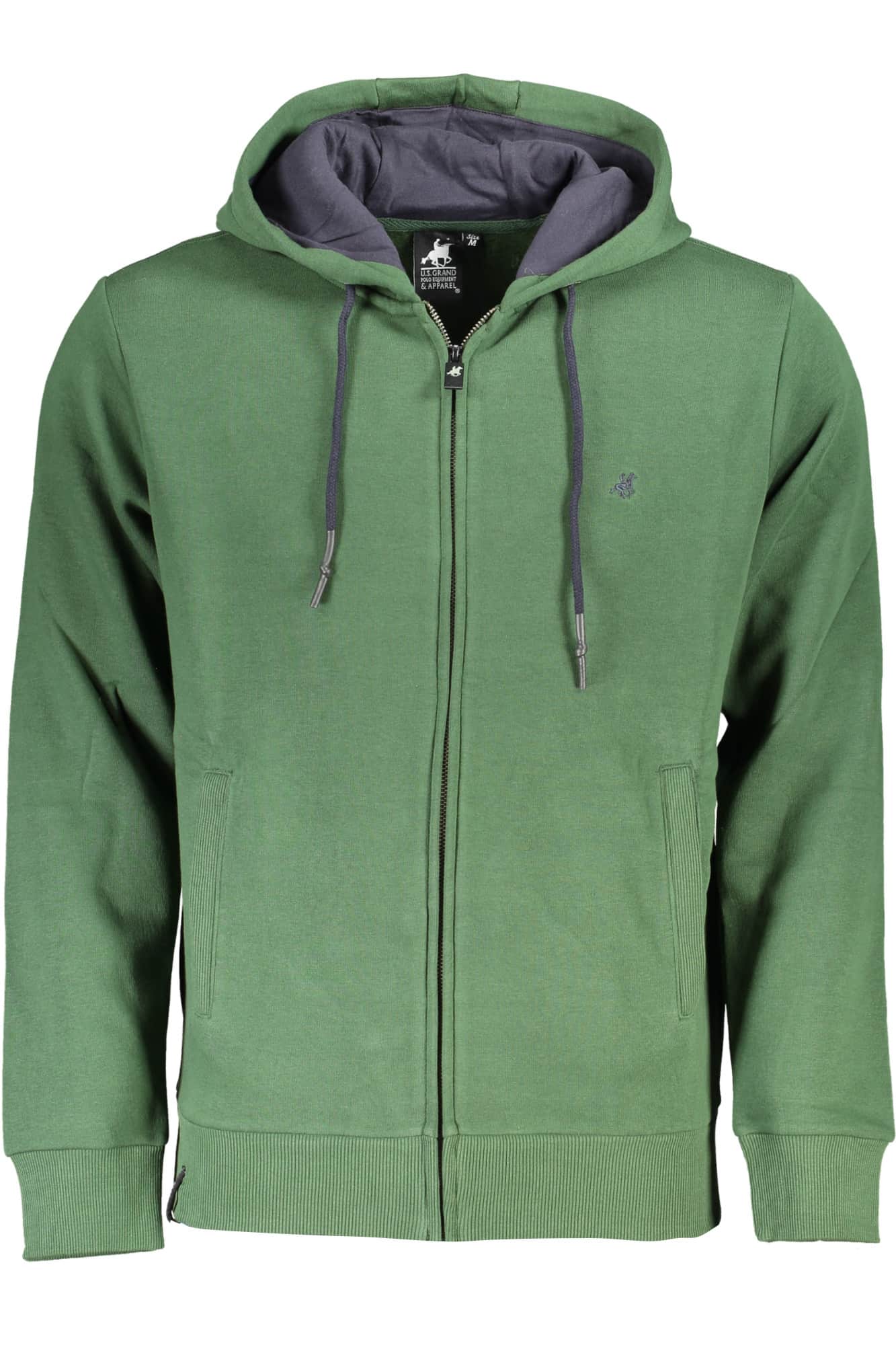 US GRAND HERREN BLAU MIT REISSVERSCHLUSS SWEATSHIRT