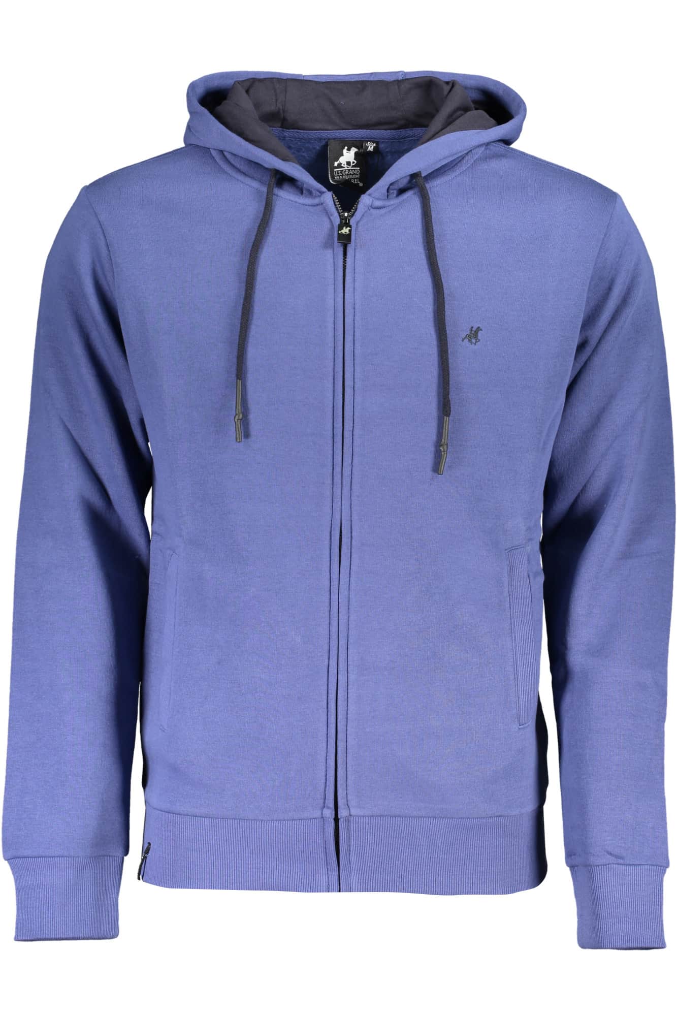 US GRAND HERREN BLAU MIT REISSVERSCHLUSS SWEATSHIRT
