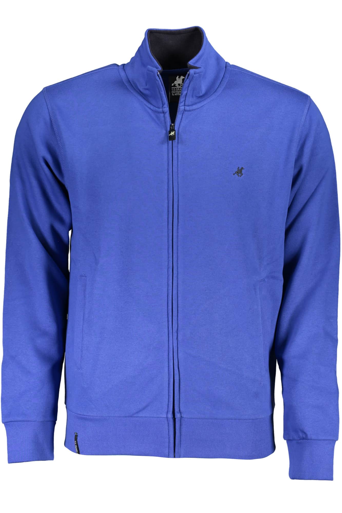 US GRAND HERREN BLAU MIT REISSVERSCHLUSS SWEATSHIRT
