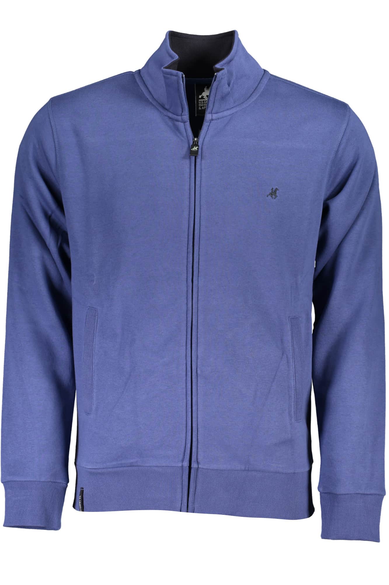 US GRAND HERREN BLAU MIT REISSVERSCHLUSS SWEATSHIRT