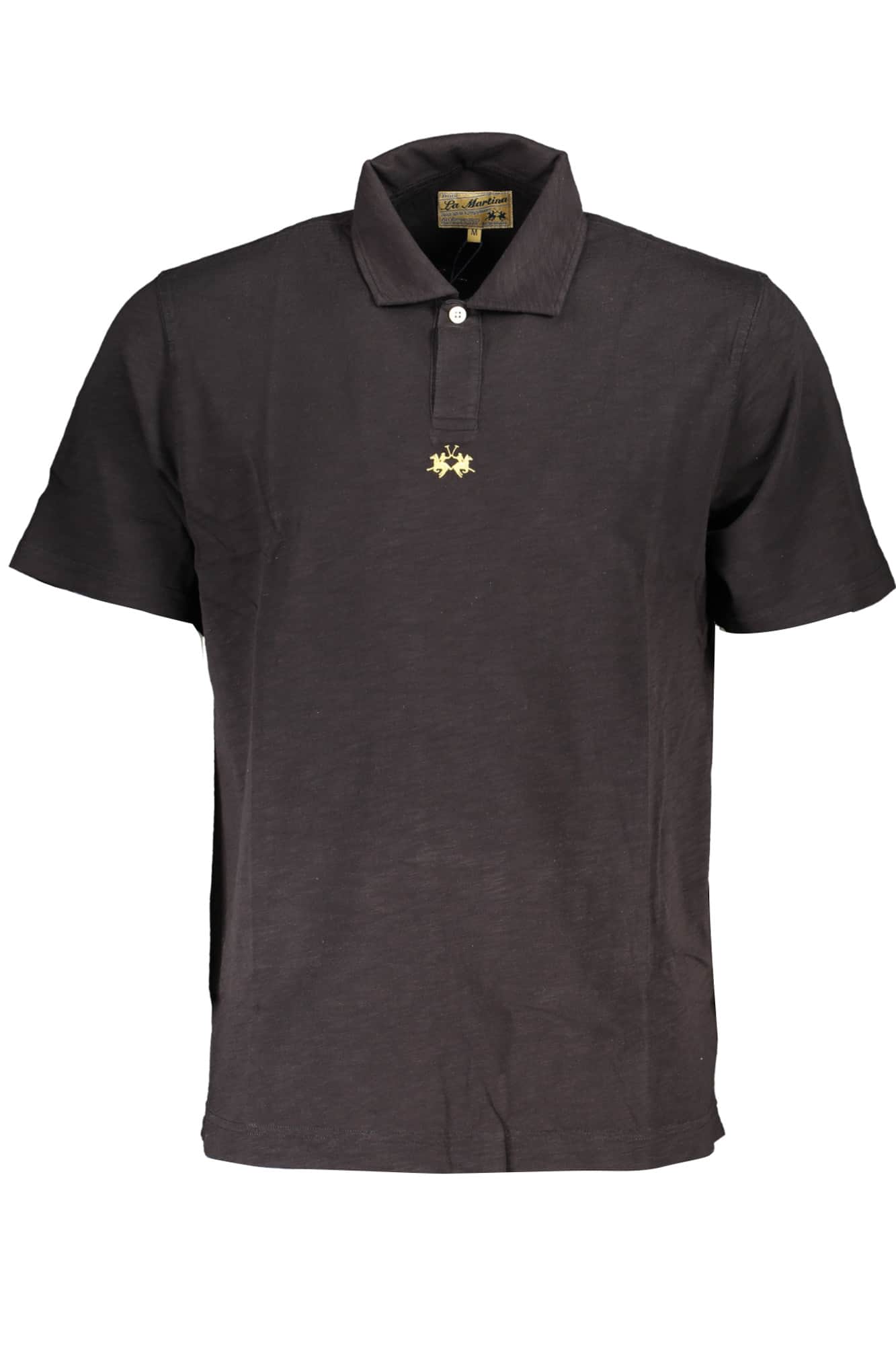 LA MARTINA HERREN GRAU KURZARM POLOSHIRT