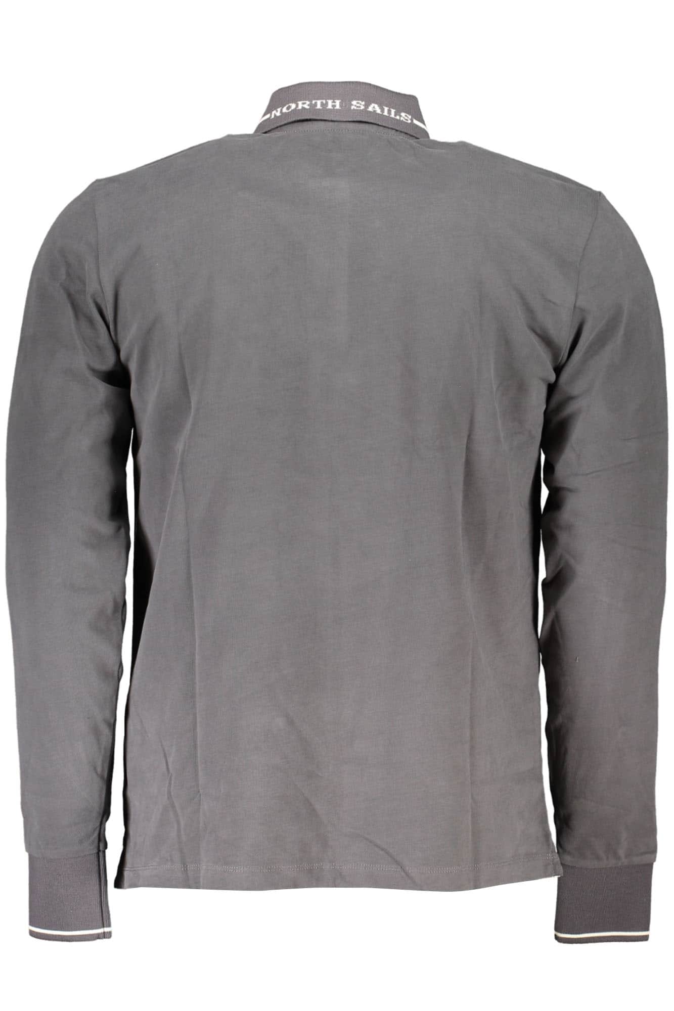 North Sails herren langarm poloshirt grau