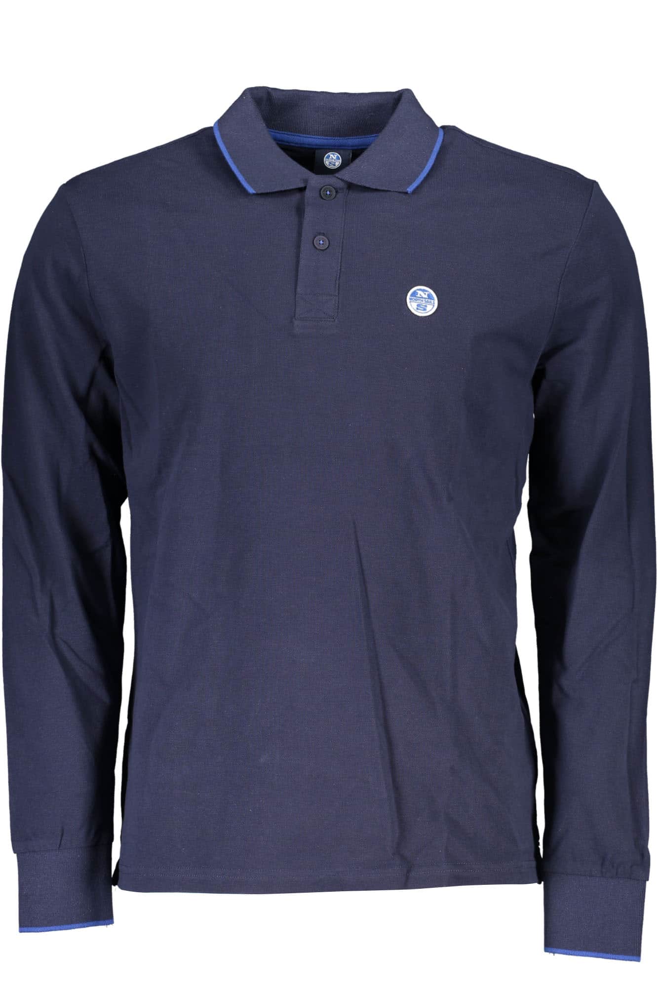 NORTH SAILS HERREN LANGARM POLOSHIRT BLAU