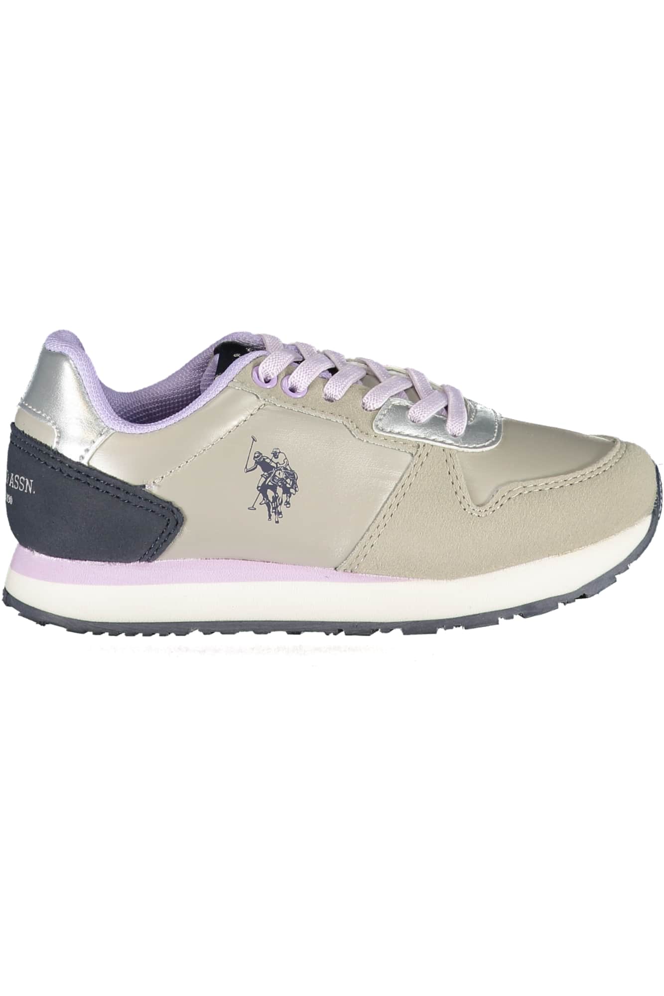 US POLO ASSN. SILBER SPORTSCHUHE FÜR KINDER
