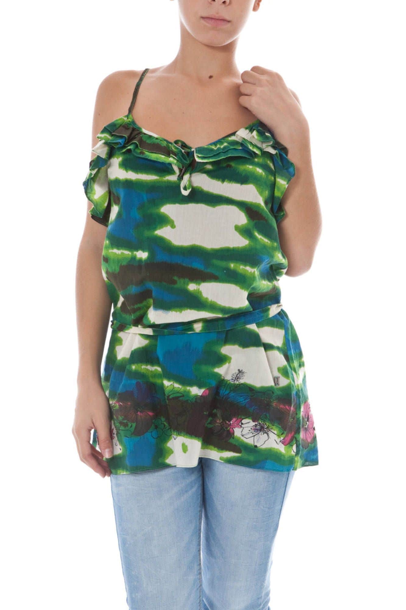 JOHN GALLIANO DAMEN GRÜN TANK
