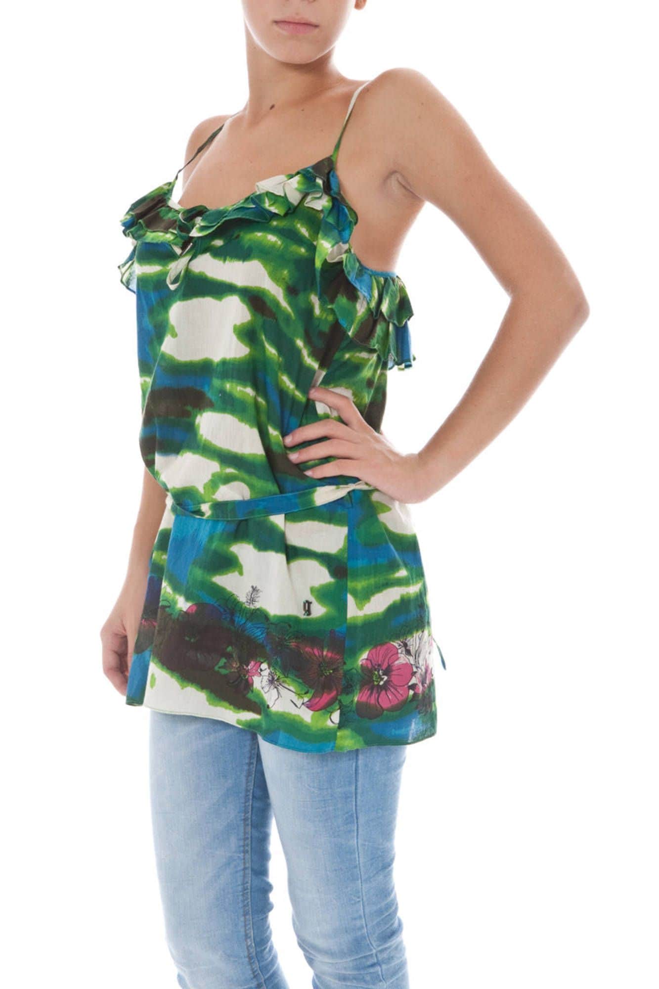 JOHN GALLIANO DAMEN GRÜN TANK