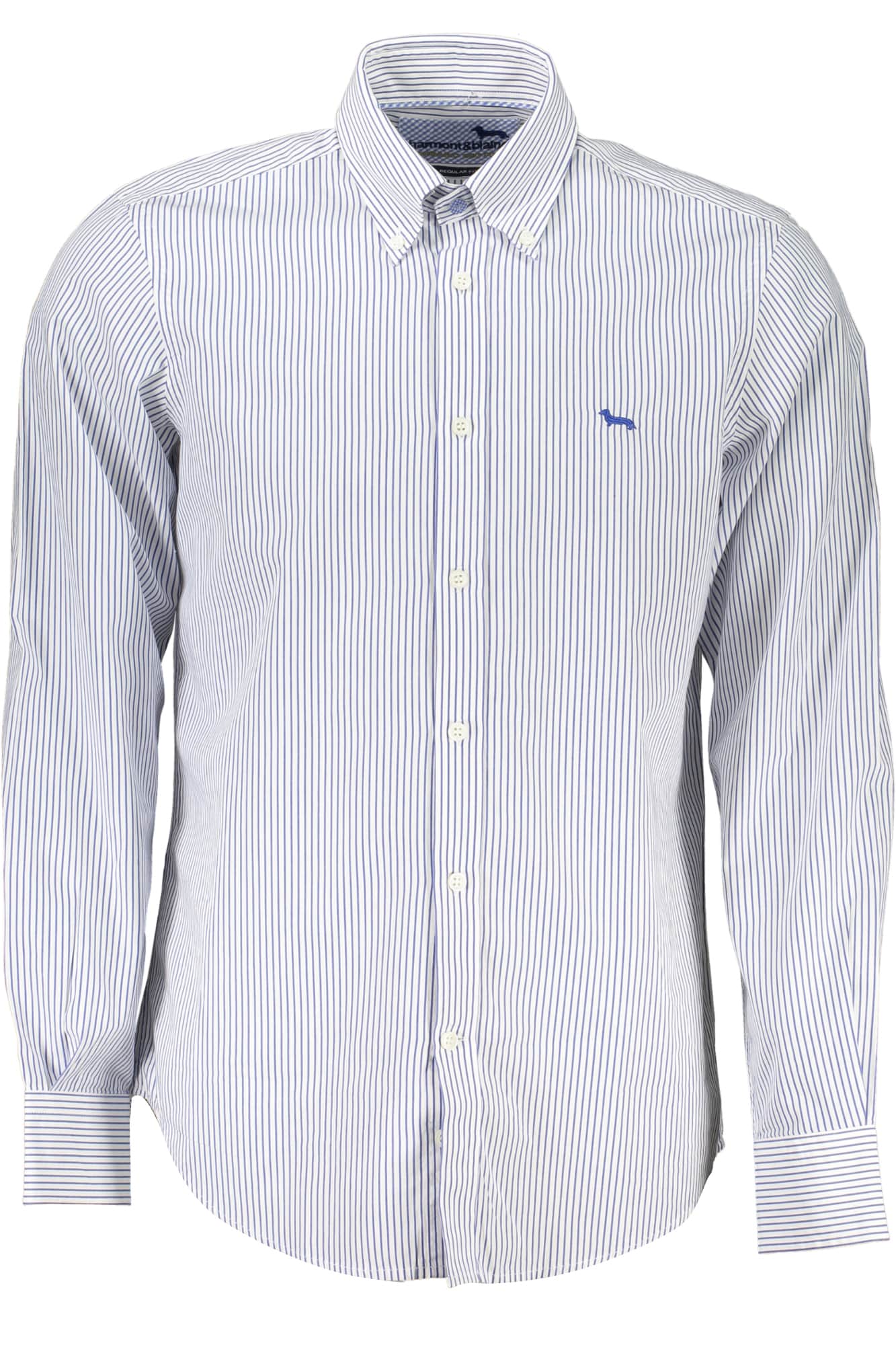 HARMONT & BLAINE HERREN LANGARM SHIRT BLAU