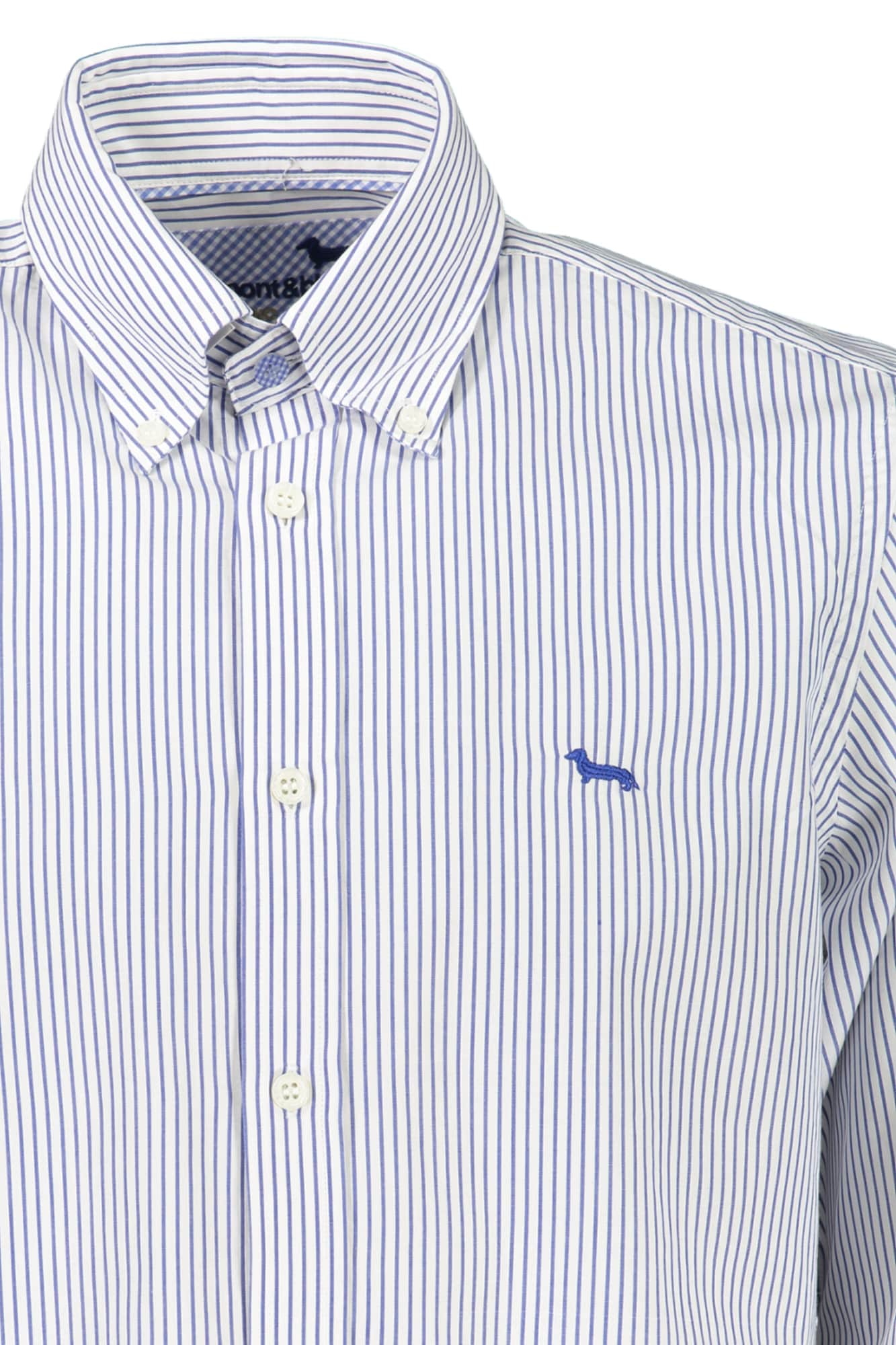 HARMONT & BLAINE HERREN LANGARM SHIRT BLAU