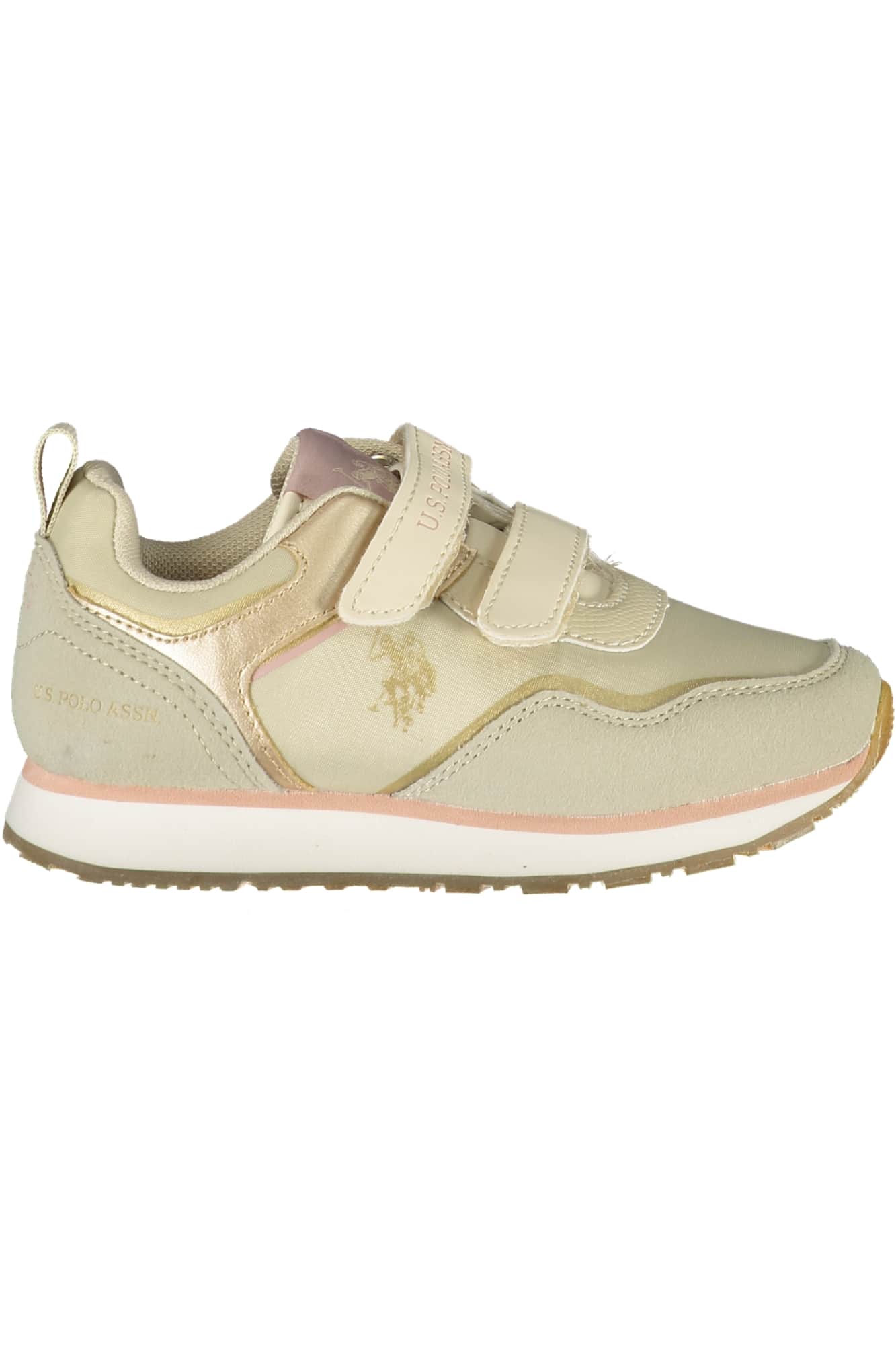 US POLO ASSN. KINDER BEIGE SPORTSCHUHE