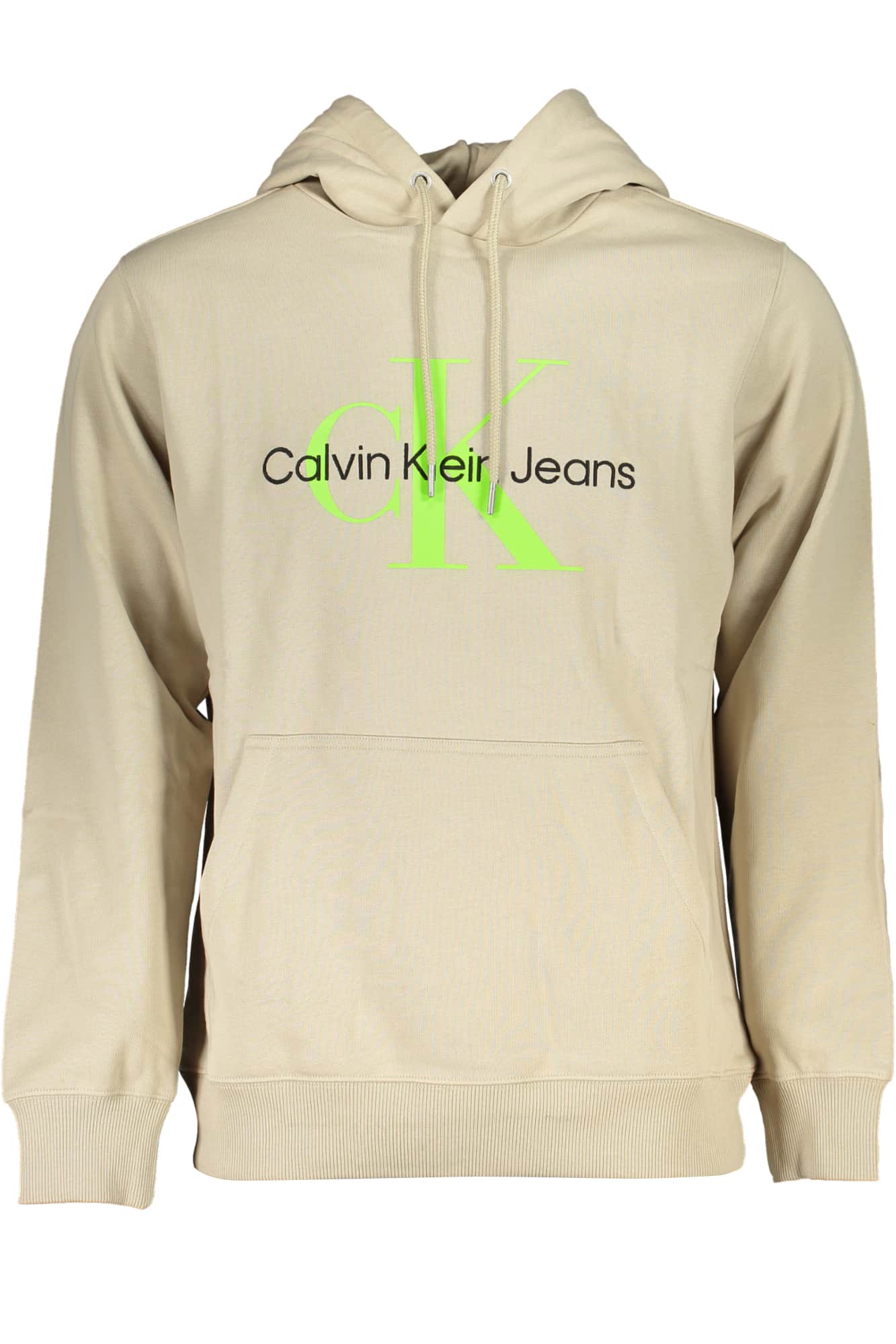 CALVIN KLEIN HERREN BEIGE OHNE REISSVERSCHLUSS SWEATSHIRT