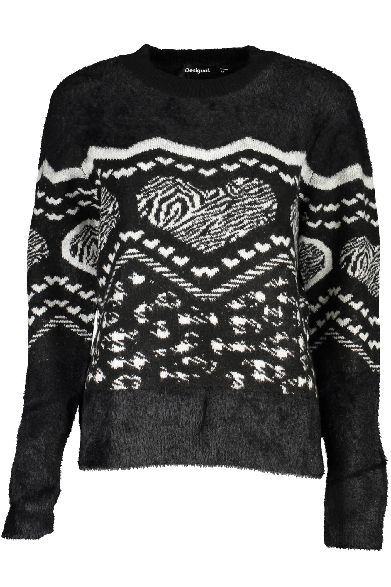 DESIGUAL SCHWARZ DAMEN PULLOVER