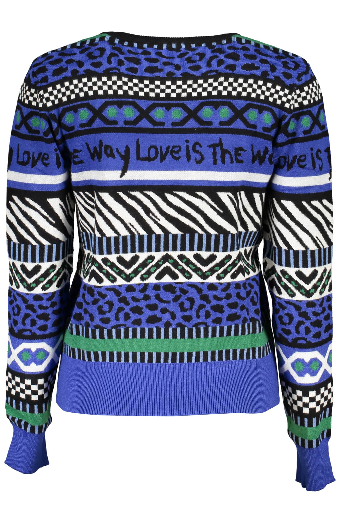 DESIGUAL DAMEN BLAU PULLOVER