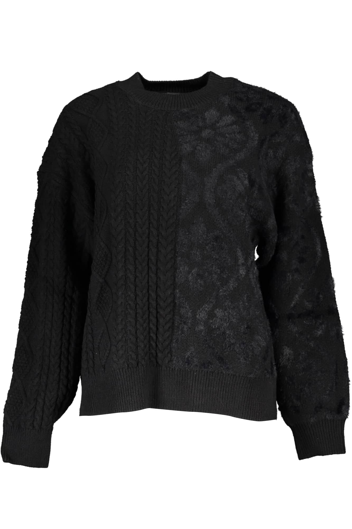 DESIGUAL SCHWARZ DAMEN PULLOVER