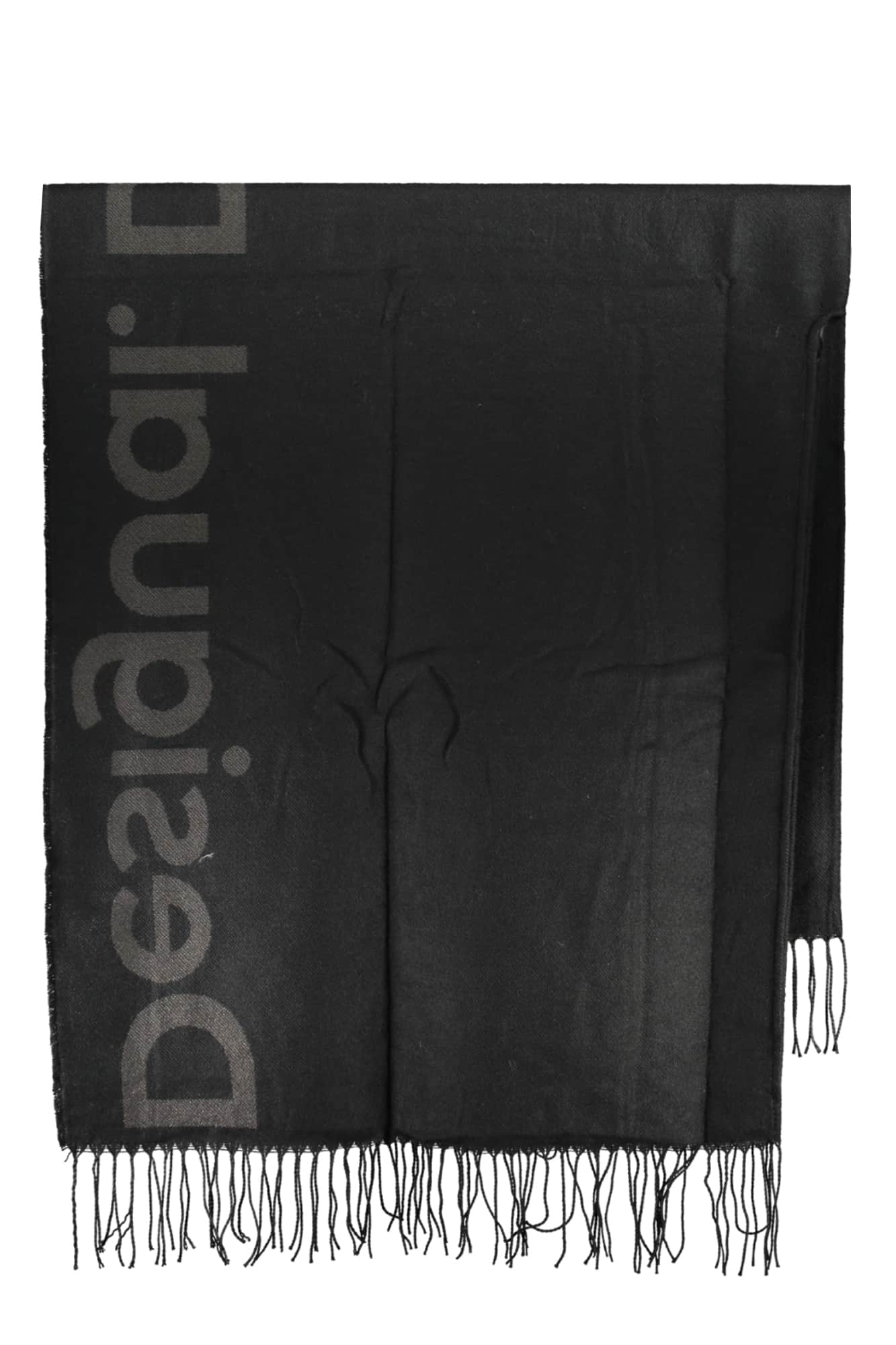 DESIGUAL SCHWARZ DAMEN PONCHO