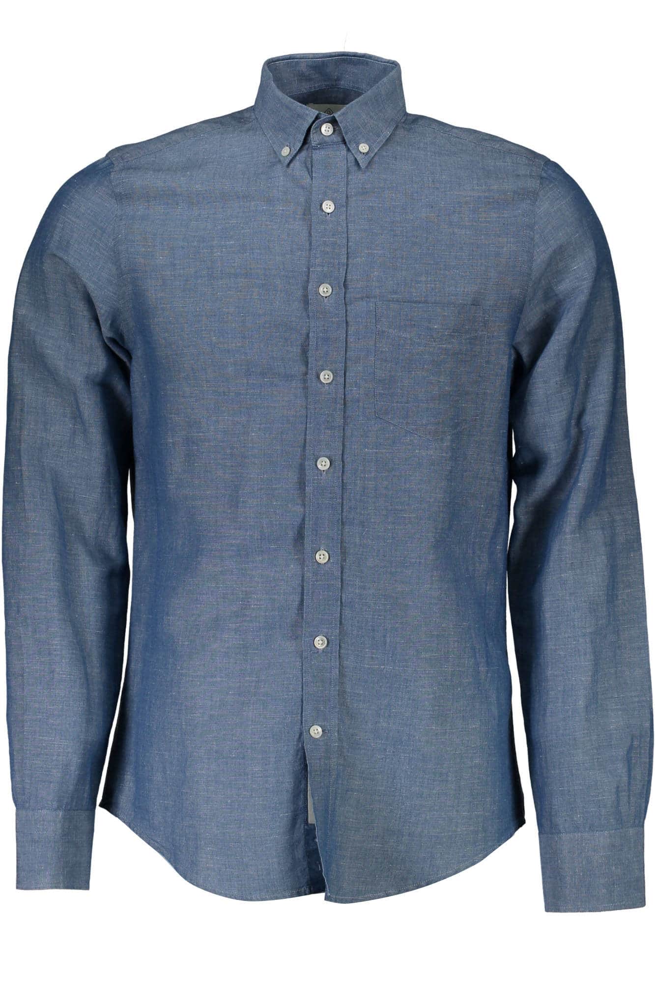 GANT HERREN BLAU LANGARM SHIRT