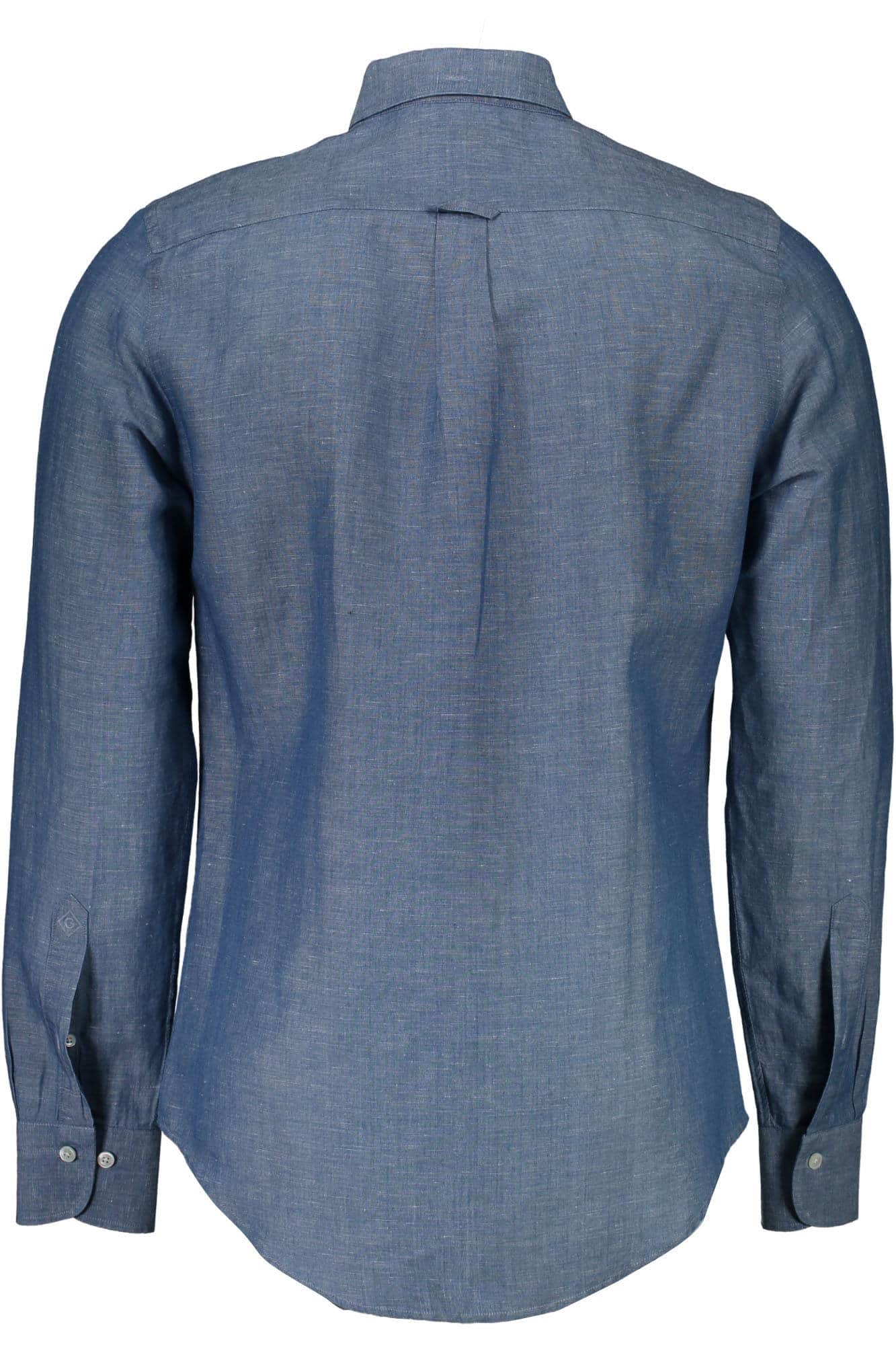 GANT HERREN BLAU LANGARM SHIRT