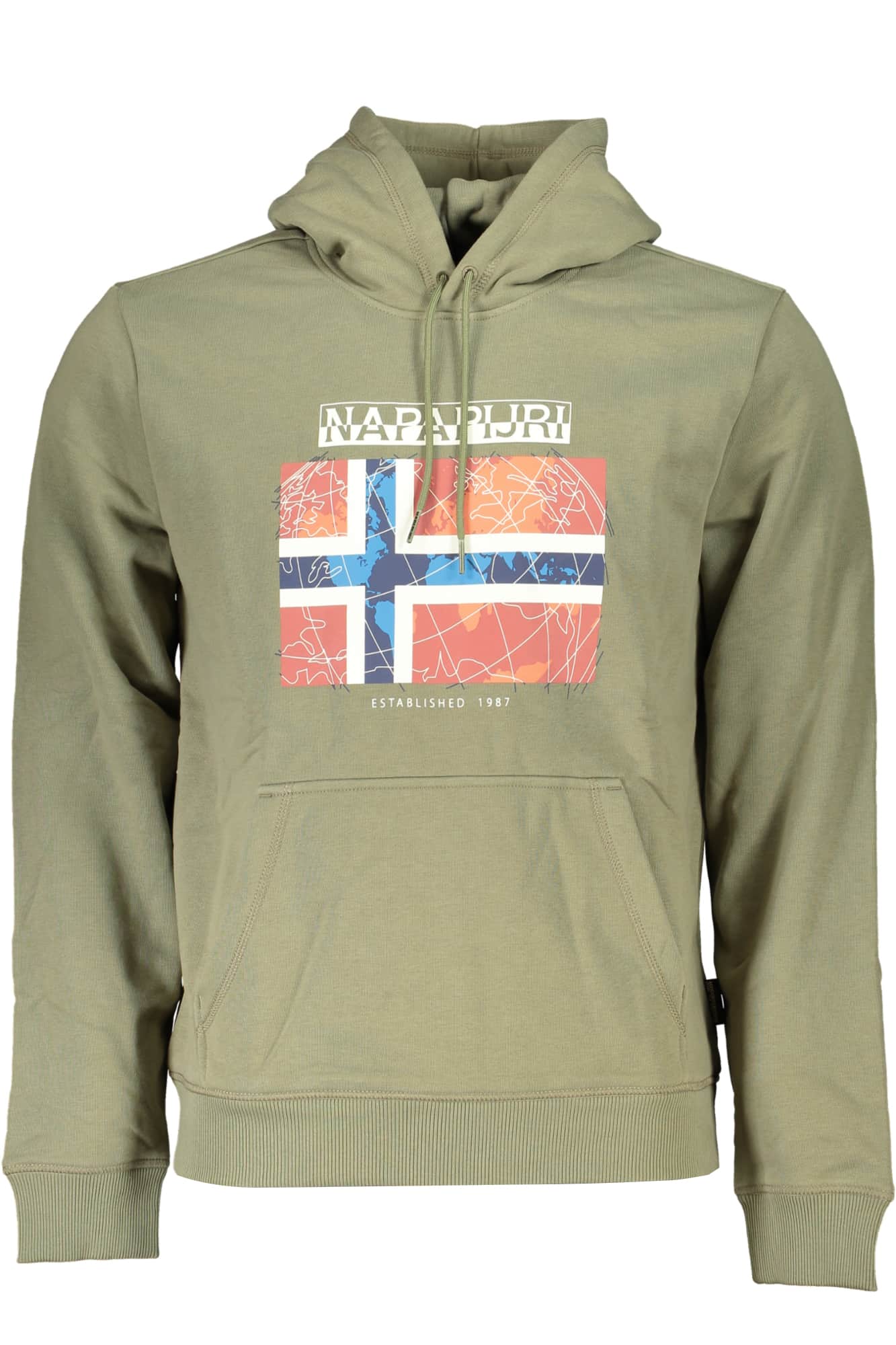 NAPAPIJRI GRÜN HERREN OHNE REISSVERSCHLUSS SWEATSHIRT