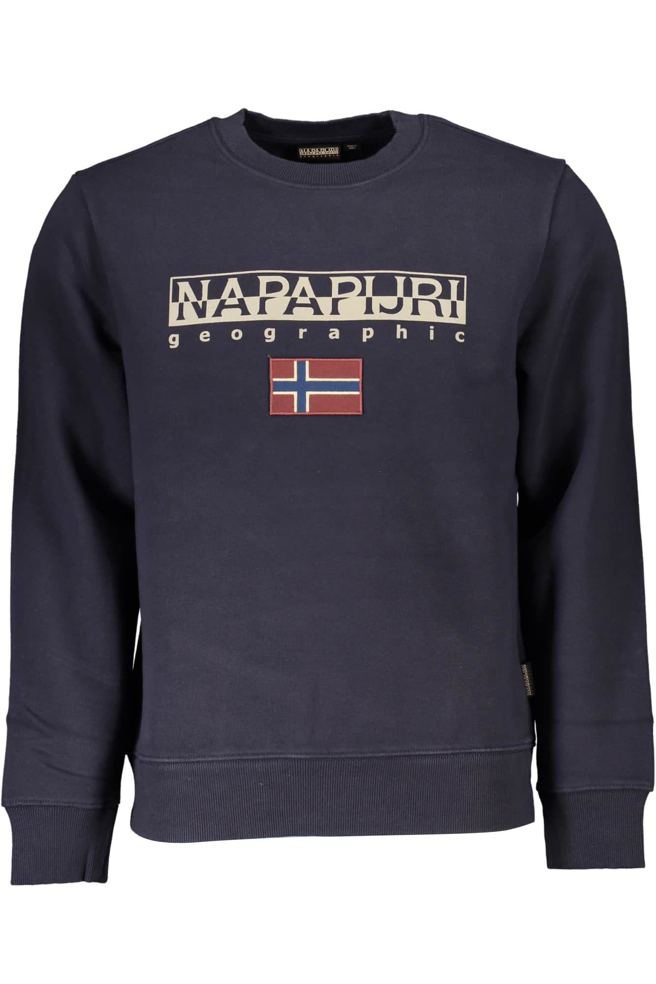 NAPAPIJRI HERREN BLAU OHNE REISSVERSCHLUSS SWEATSHIRT
