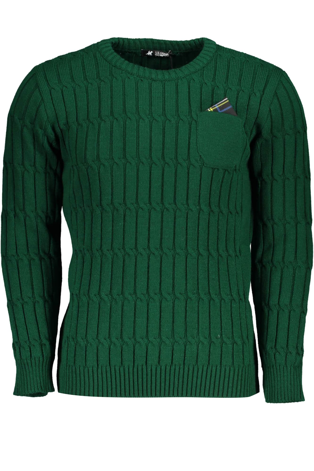 US GRAND HERREN SCHWARZ PULLOVER