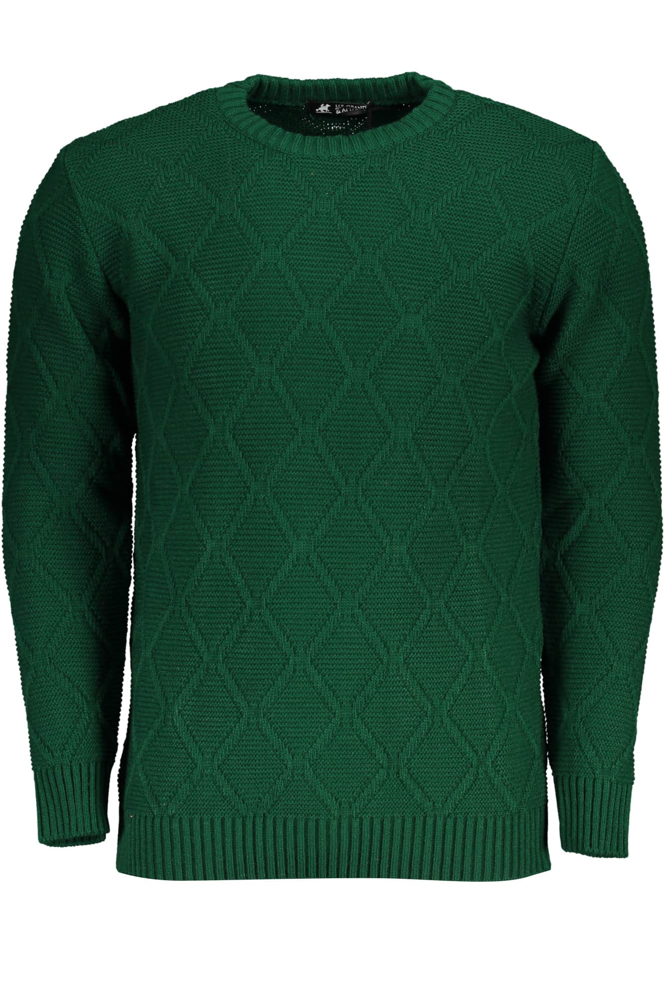 US GRAND HERREN GRAU PULLOVER