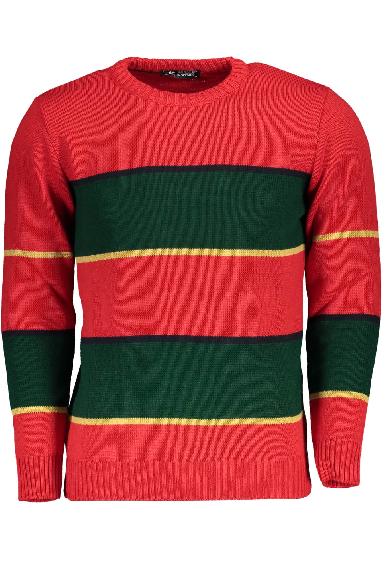US GRAND HERREN ROT PULLOVER