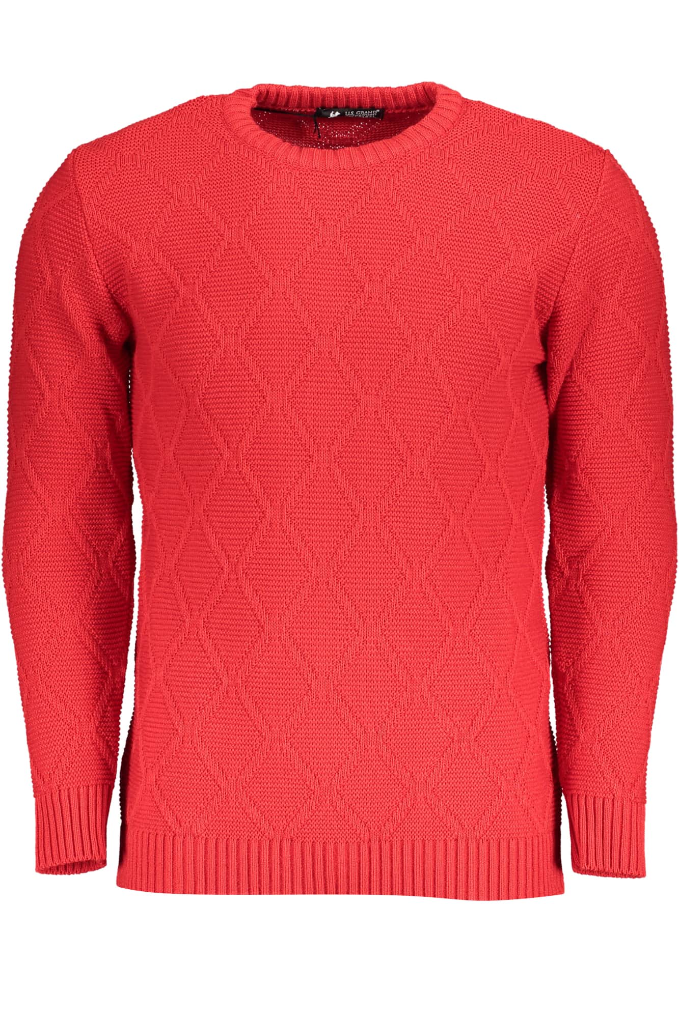 US GRAND HERREN GRAU PULLOVER