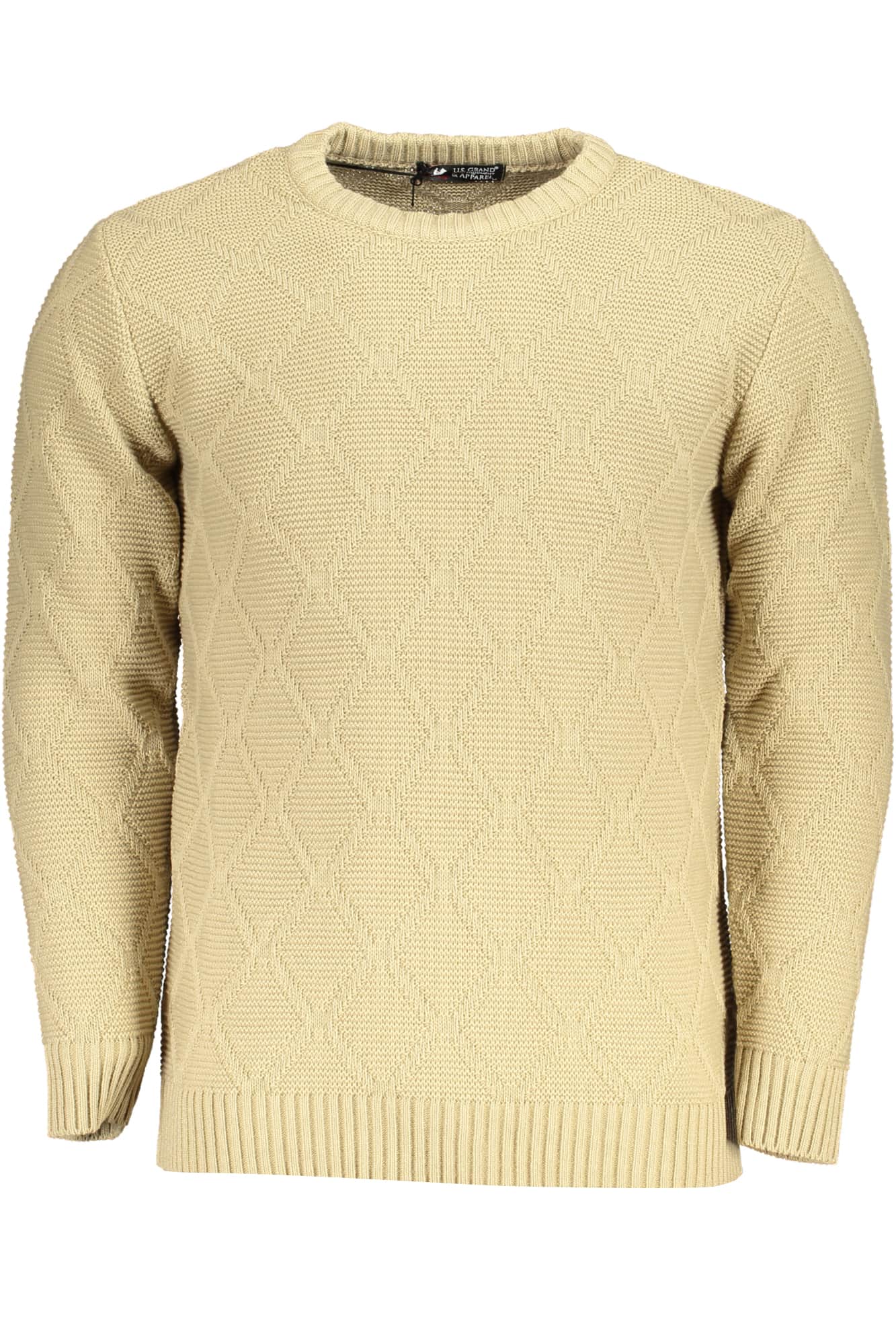 US GRAND HERREN GRAU PULLOVER