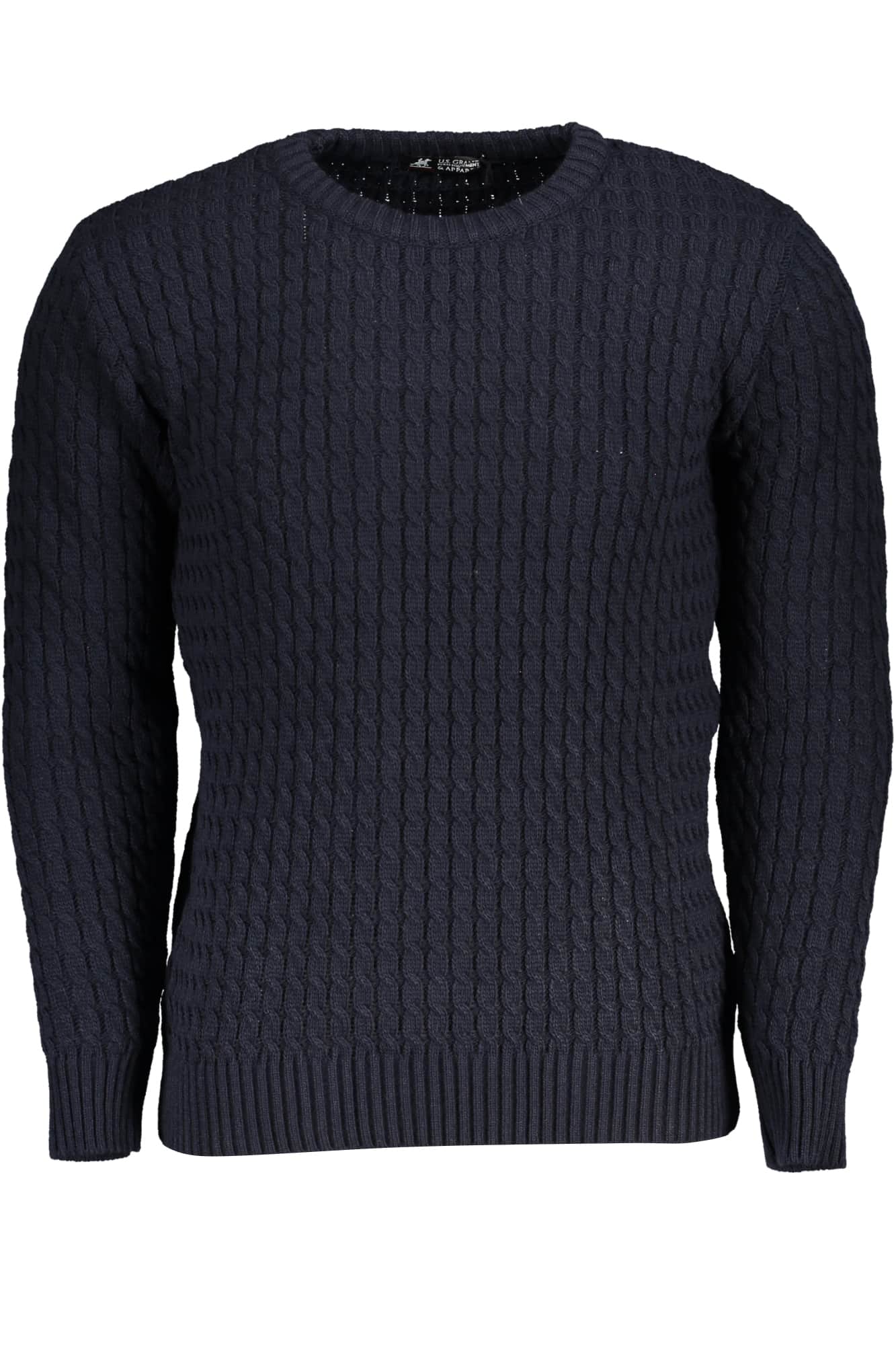 US GRAND HERREN SCHWARZ PULLOVER