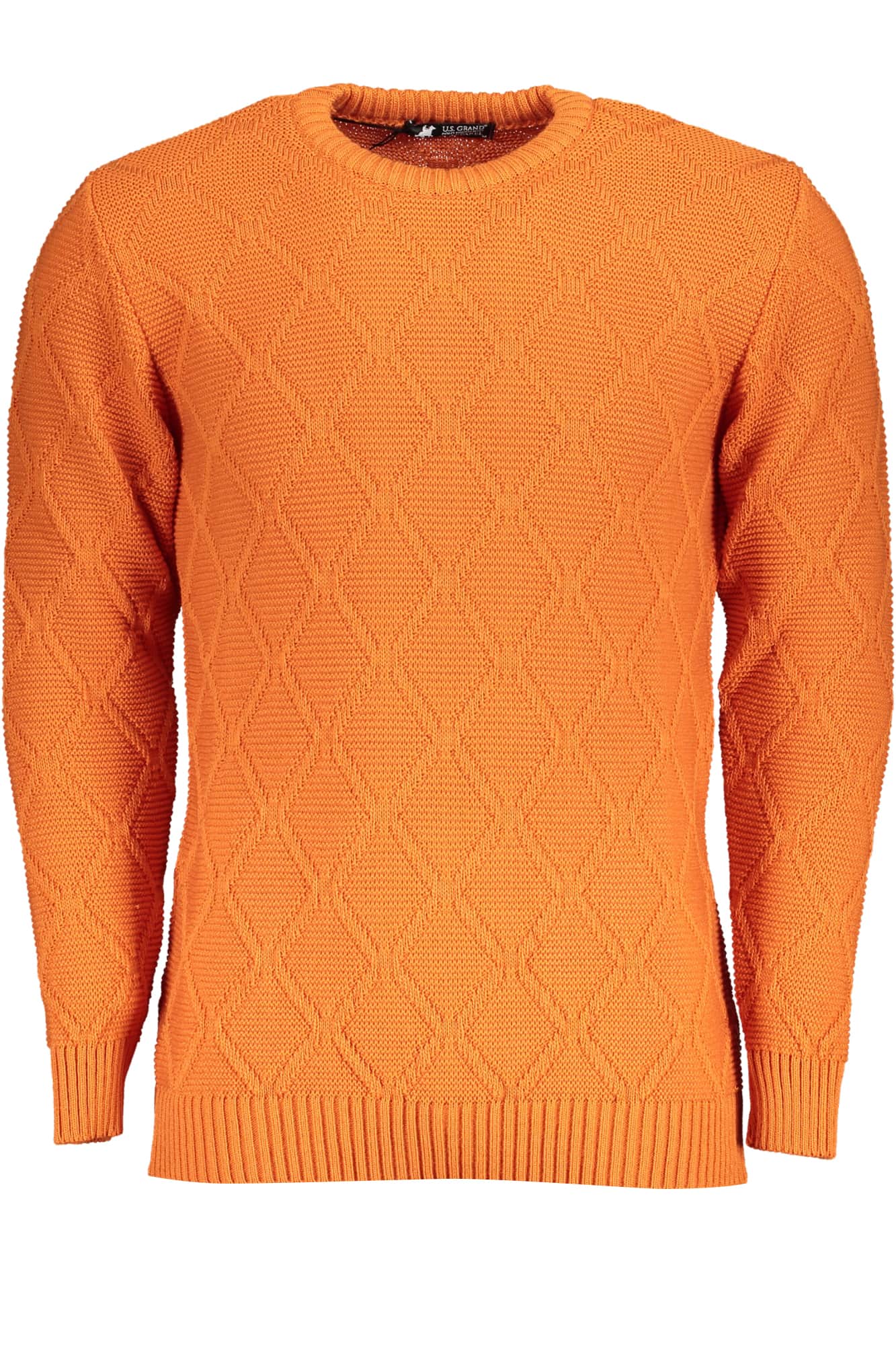 US GRAND HERREN GRAU PULLOVER