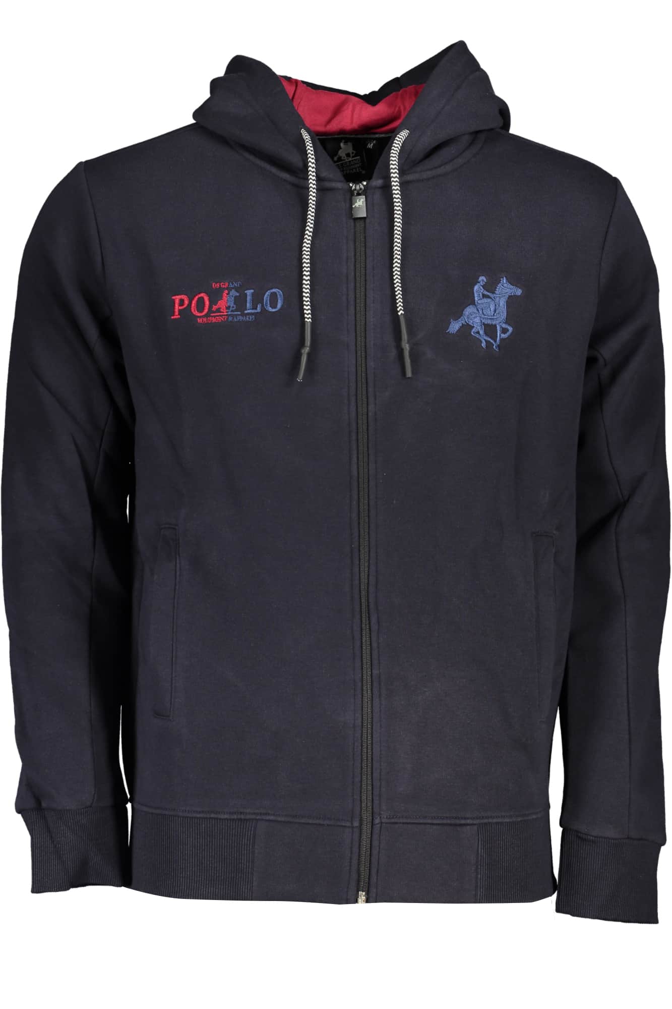 US GRAND HERREN BLAU MIT REISSVERSCHLUSS SWEATSHIRT