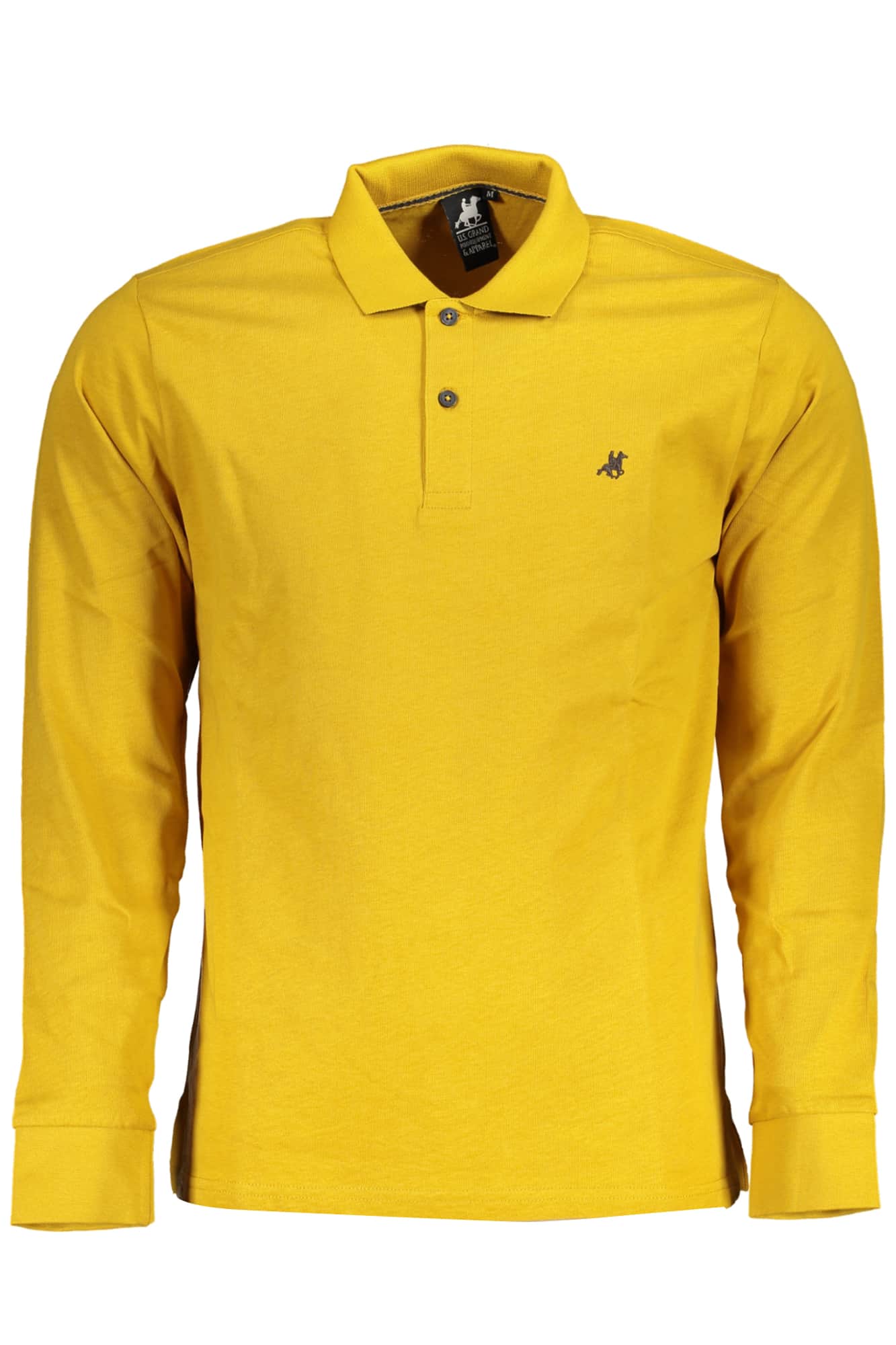 US GRAND POLO LANGARM HERREN GELB
