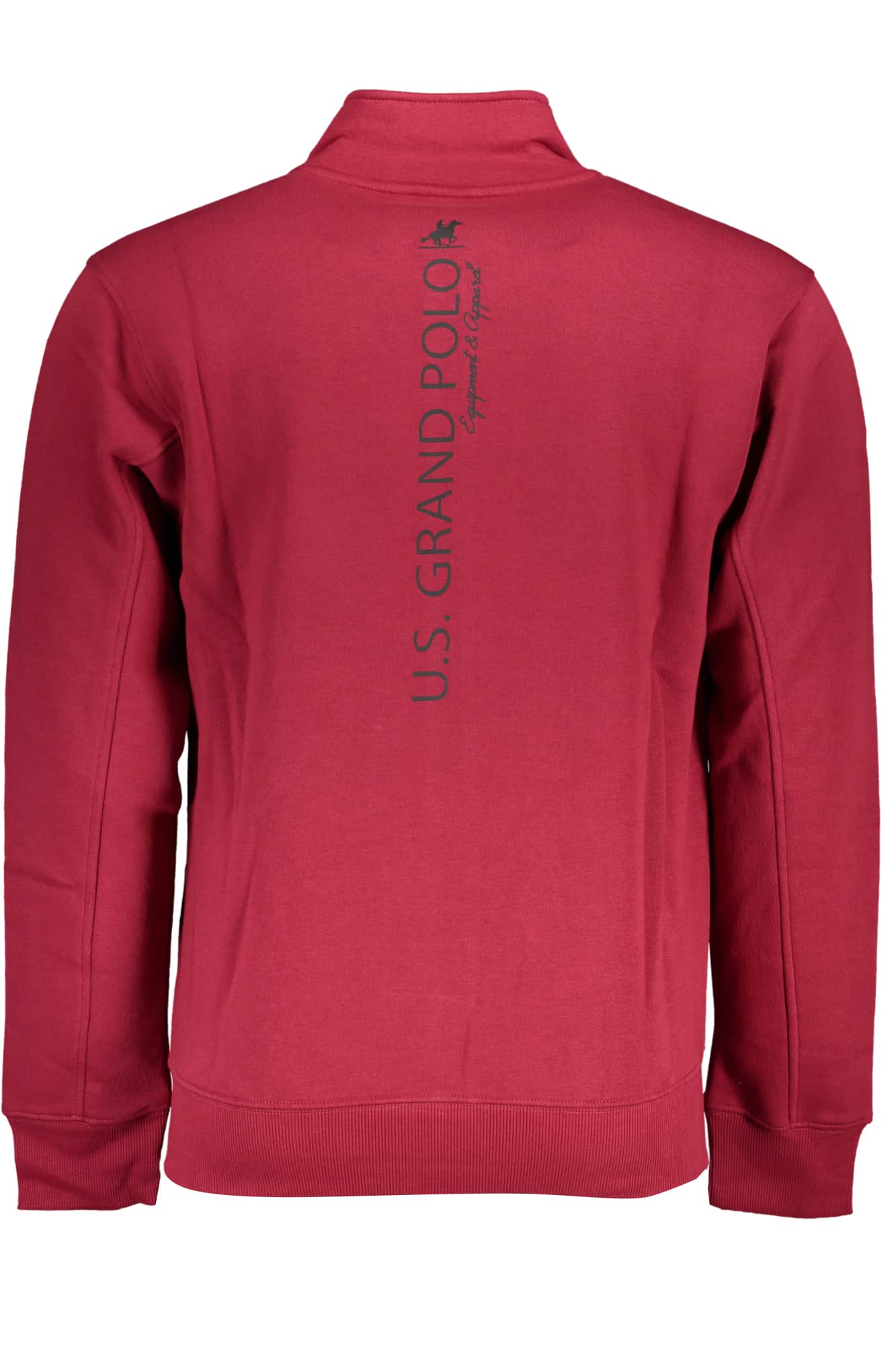 US GRAND HERREN SCHWARZ MIT REISSVERSCHLUSS SWEATSHIRT