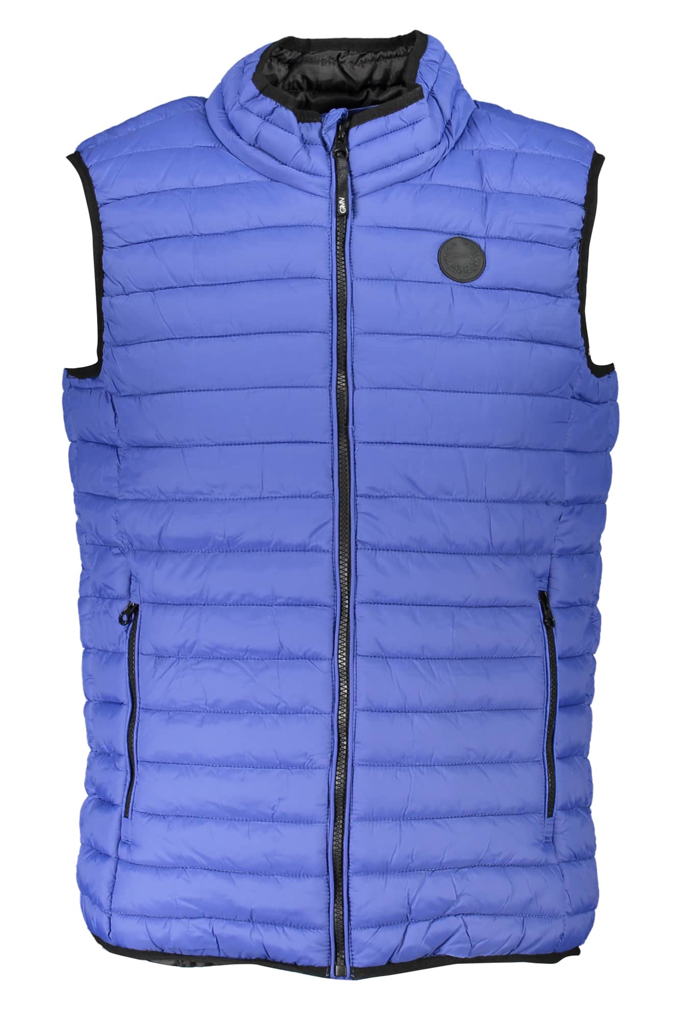 GIAN MARCO VENTURI HERREN BLAU ÄRMELLOS