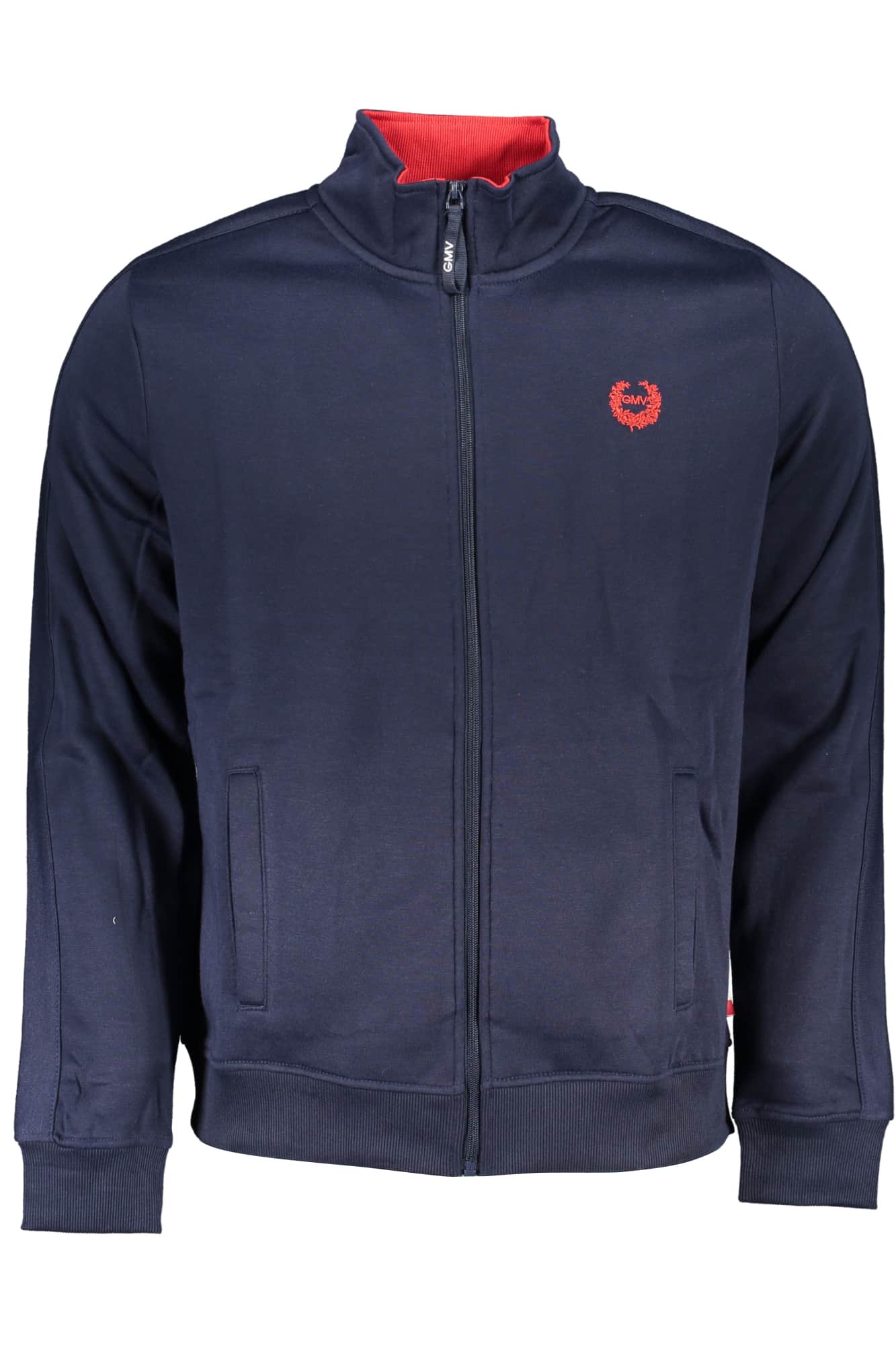 GIAN MARCO VENTURI HERREN SCHWARZ SWEATSHIRT MIT REISSVERSCHLUSS