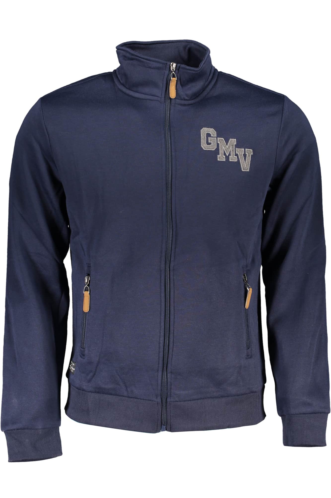 GIAN MARCO VENTURI HERREN ROT SWEATSHIRT MIT REISSVERSCHLUSS