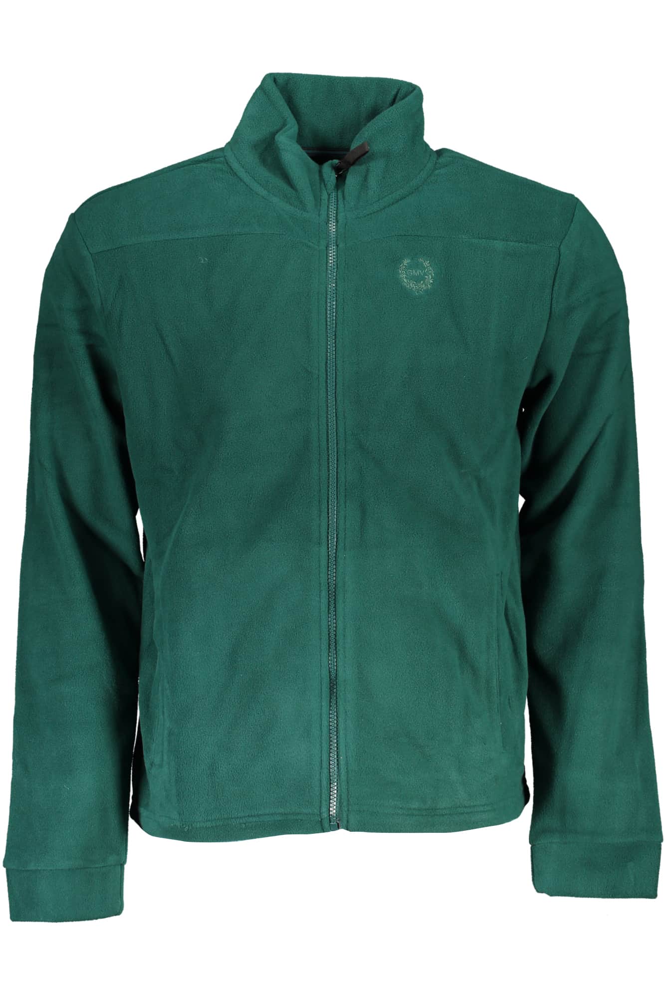 GIAN MARCO VENTURI HERREN GRÜN SWEATSHIRT MIT REISSVERSCHLUSS