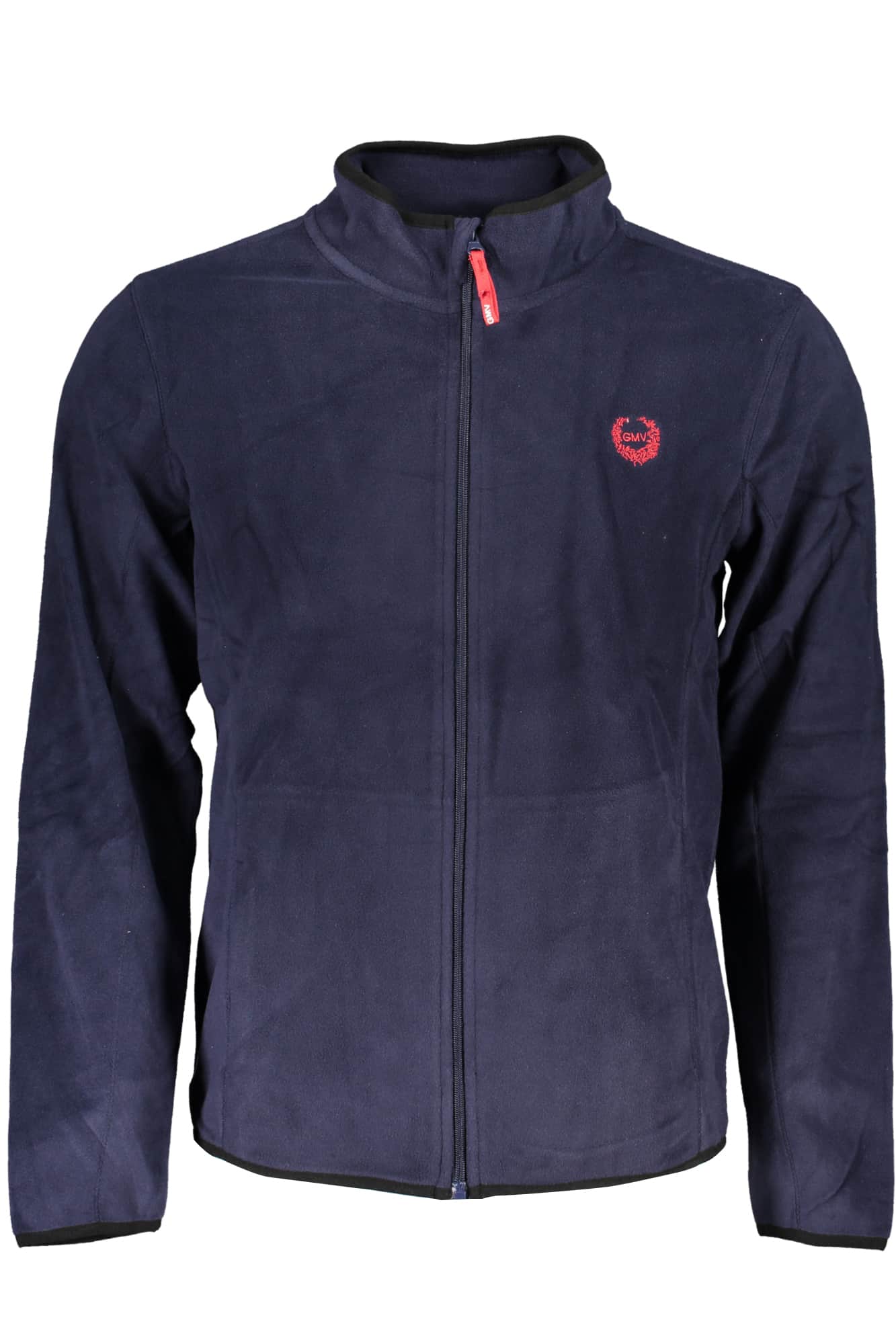 GIAN MARCO VENTURI HERREN BLAU SWEATSHIRT MIT REISSVERSCHLUSS