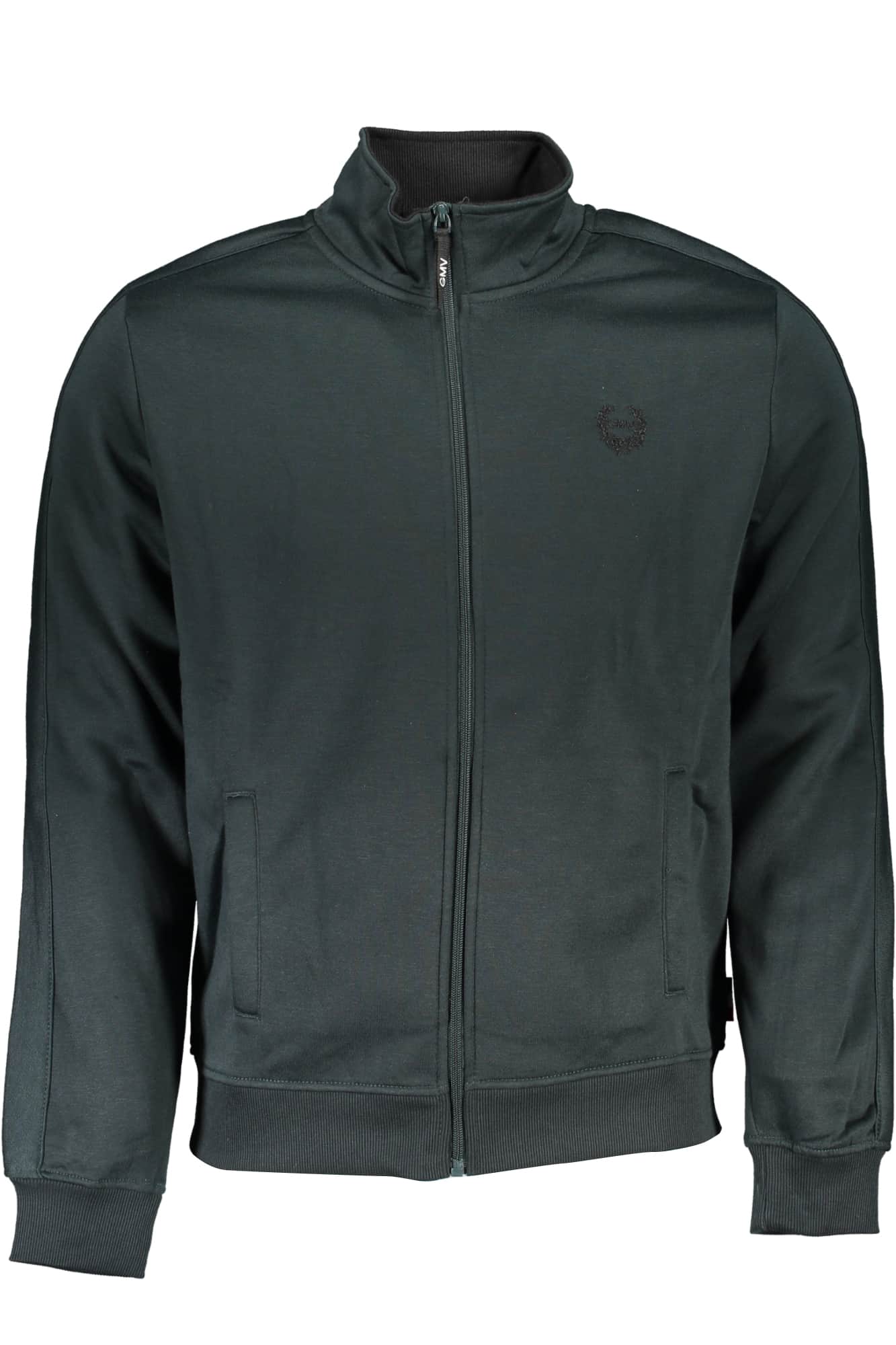 GIAN MARCO VENTURI HERREN SCHWARZ SWEATSHIRT MIT REISSVERSCHLUSS