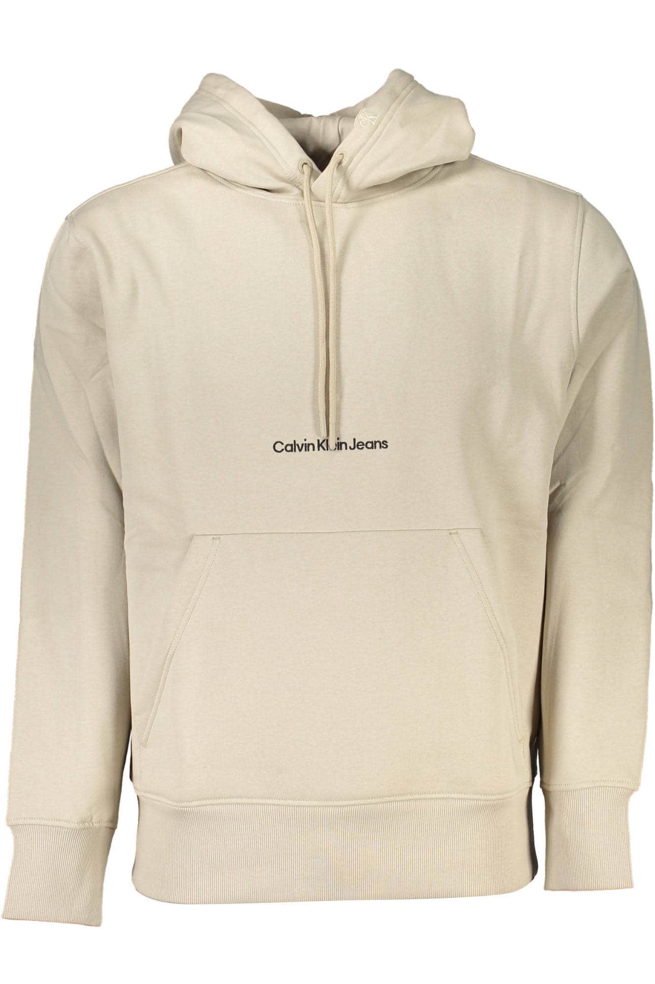 CALVIN KLEIN HERREN BEIGE OHNE REISSVERSCHLUSS SWEATSHIRT