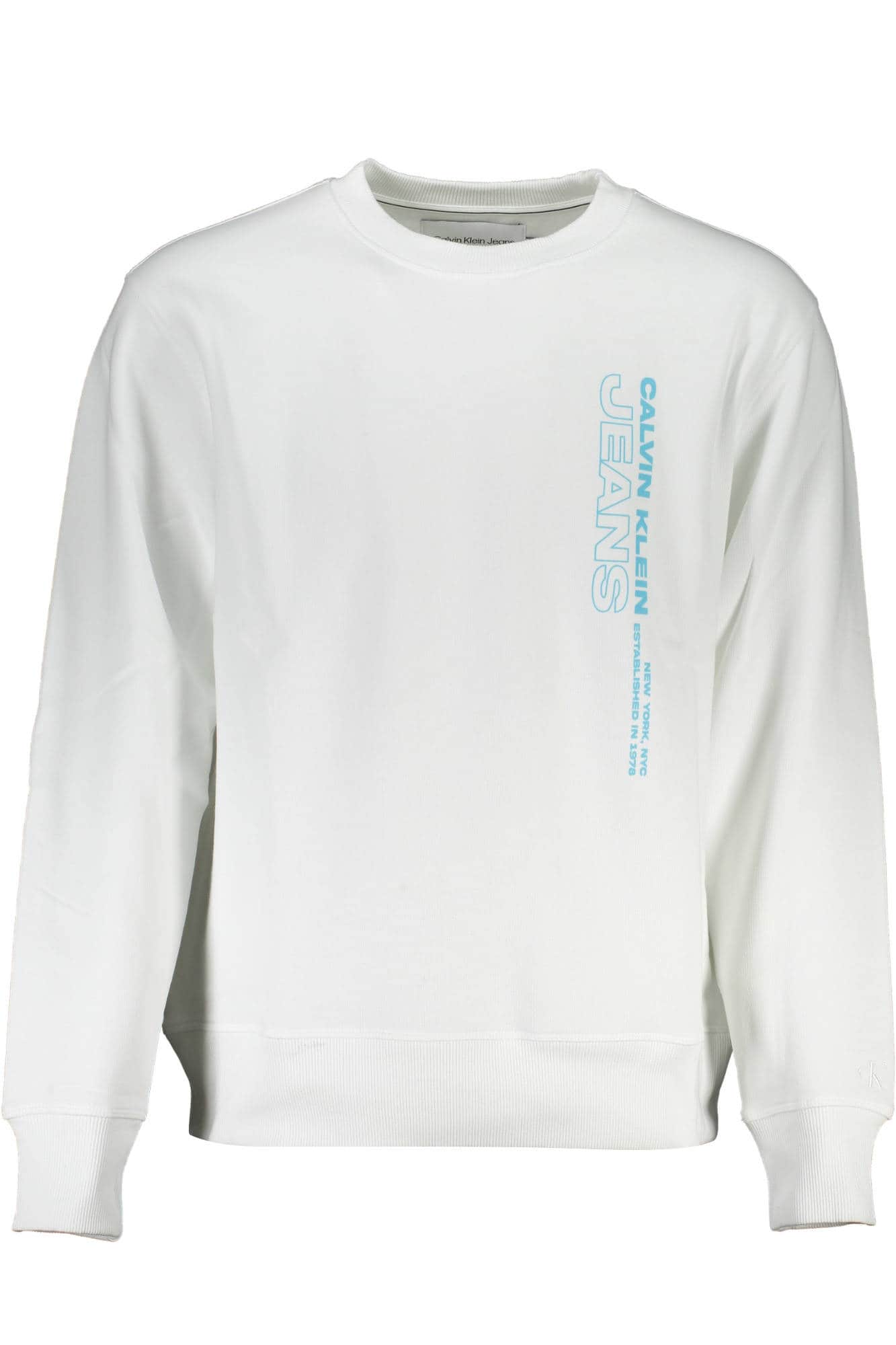 CALVIN KLEIN HERREN WEISS OHNE REISSVERSCHLUSS SWEATSHIRT