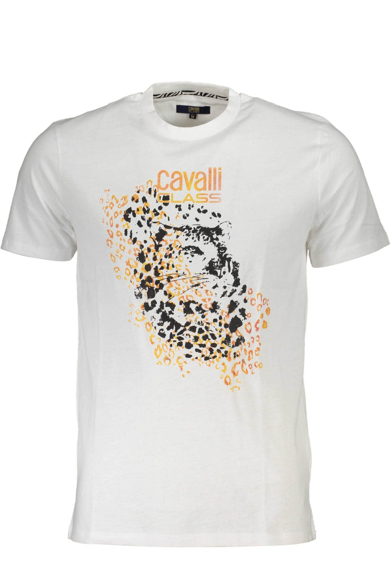 CAVALLI CLASS HERREN KURZARM T-SHIRT WEISS