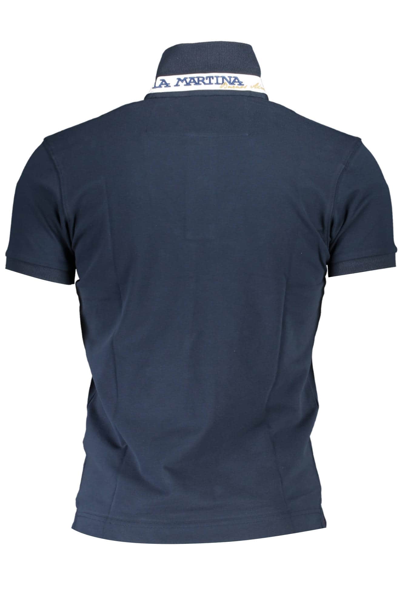 LA MARTINA HERREN KURZARM POLOSHIRT BLAU