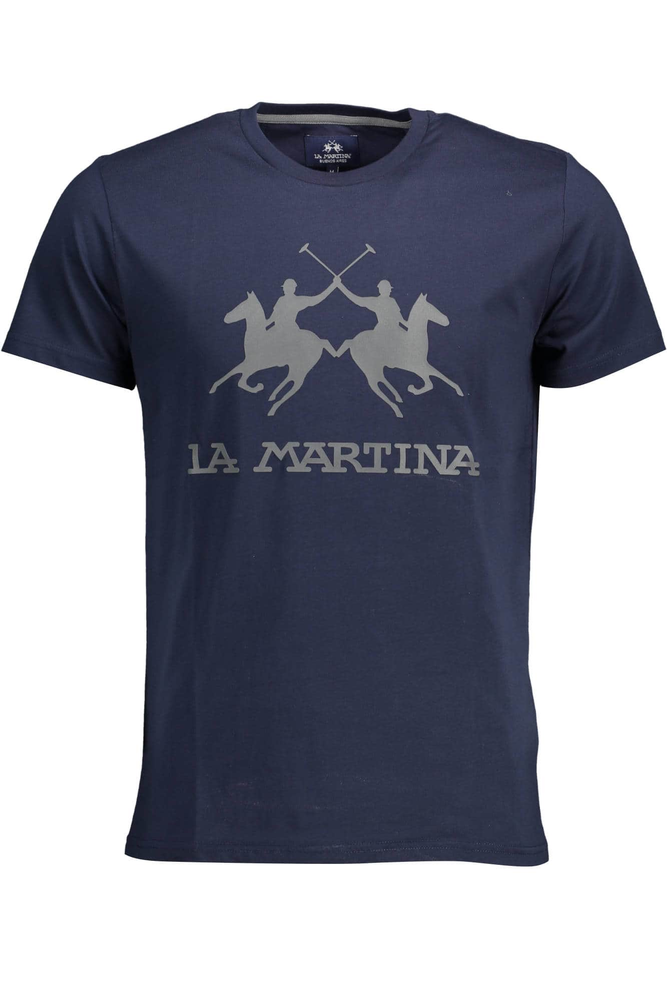 LA MARTINA HERREN KURZARM T-SHIRT BLAU