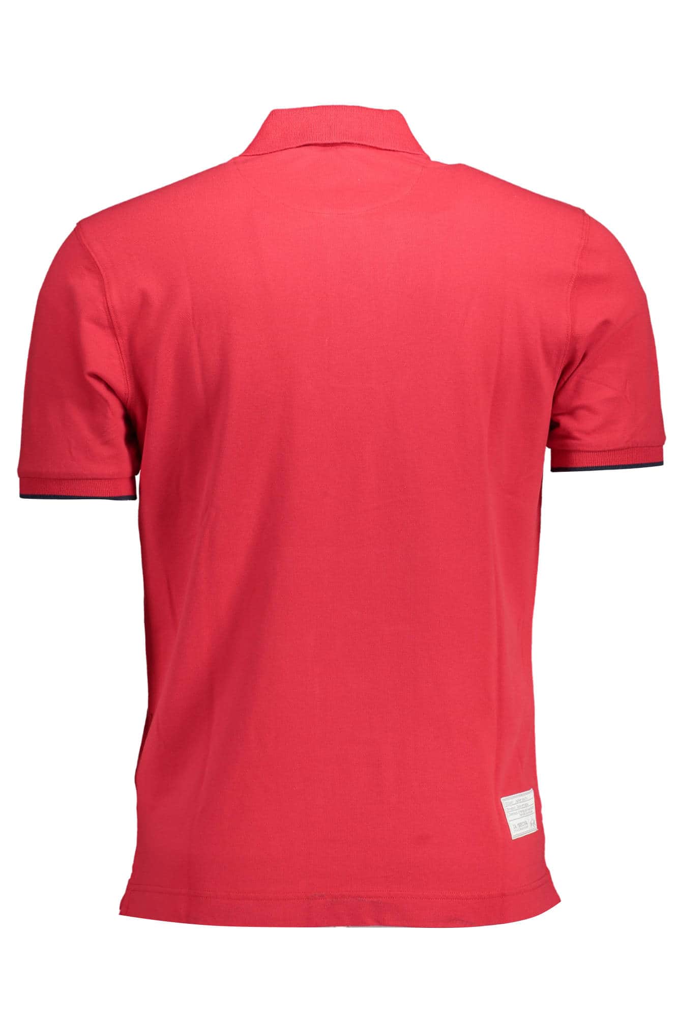 LA MARTINA HERREN ROT KURZARM POLOSHIRT